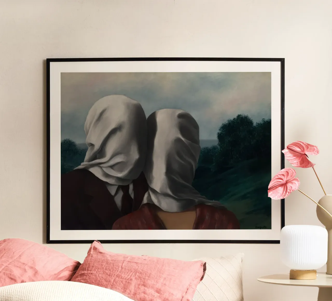 Die Liebenden I, 1928 von Rene Magritte Poster von TIGER JHONSON