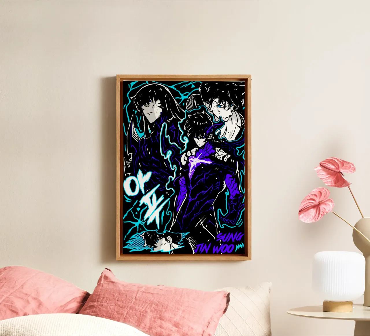 Maglietta classica Scribble Character Anime Movie 90s tela con Cornice a cassetta da abelazikicks.ve
