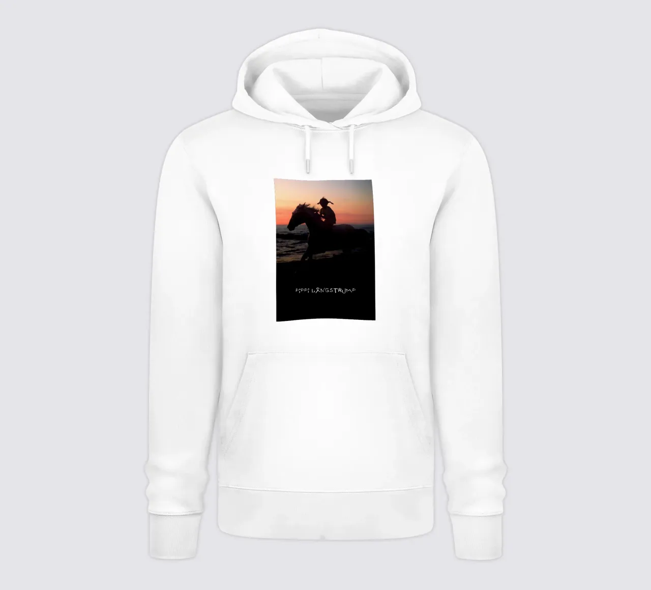 Pippi - Cabalgando al atardecer sudadera con capucha de Earl Beeman