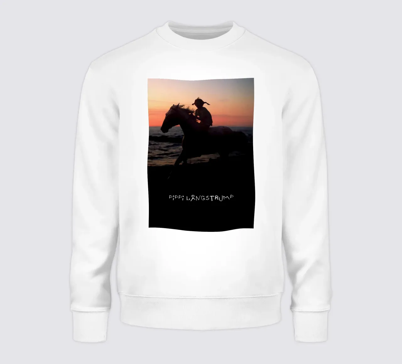 Pippi - Cabalgando al atardecer sudadera de Earl Beeman