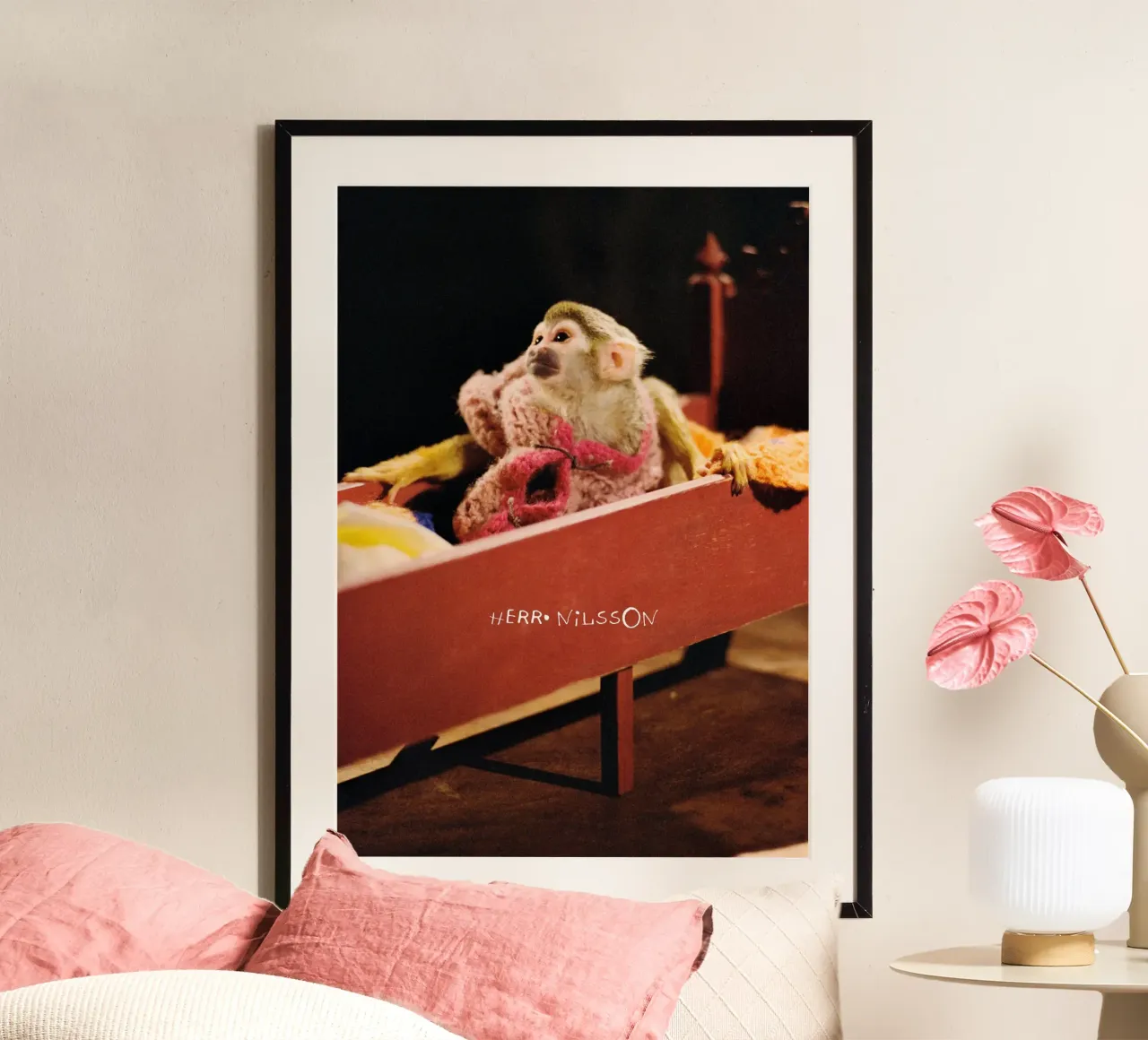 Pippi - Signor Nilsson poster con telaio in plastica da Earl Beeman