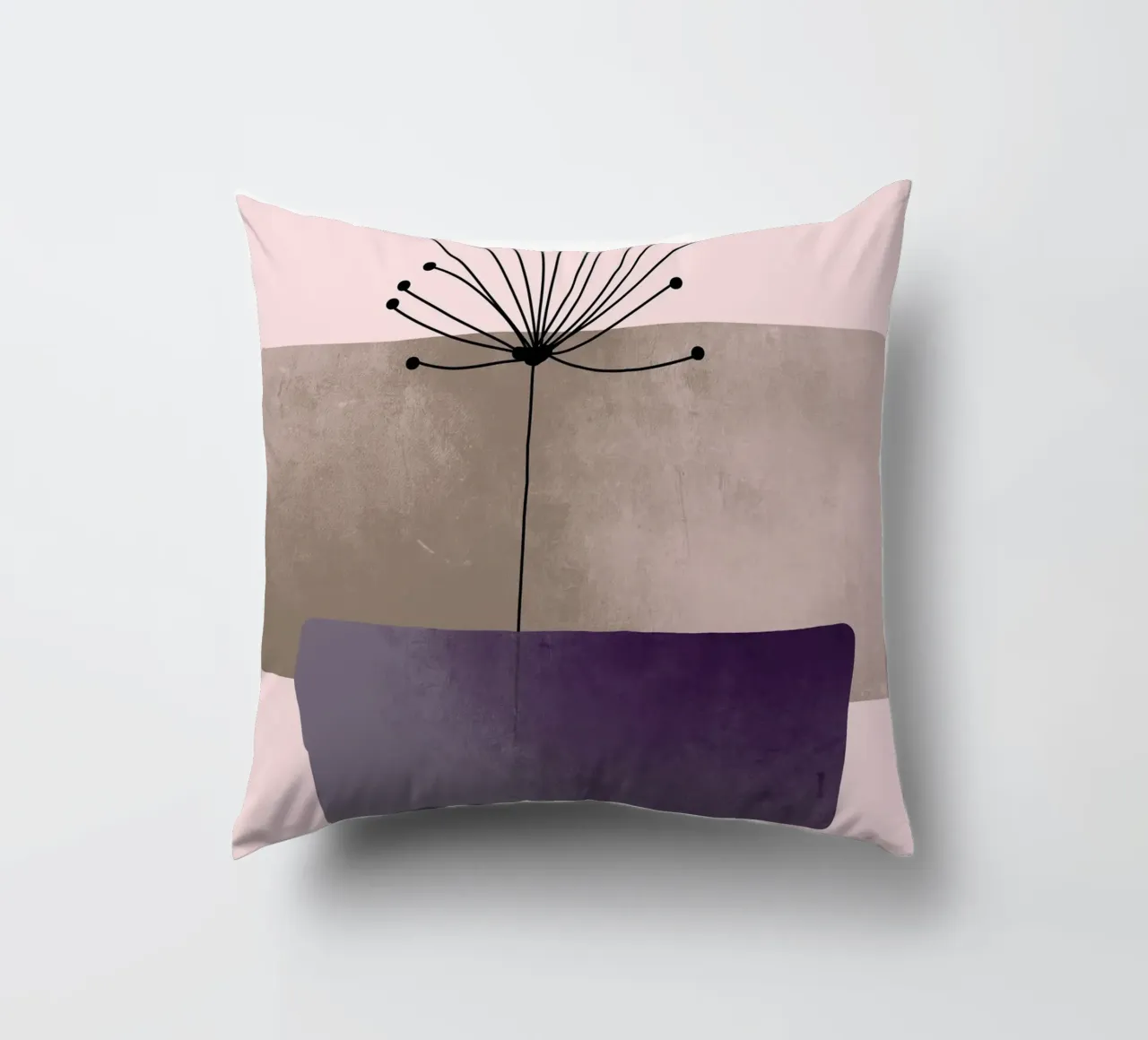 pastel line colors cuscino da pastel color shape