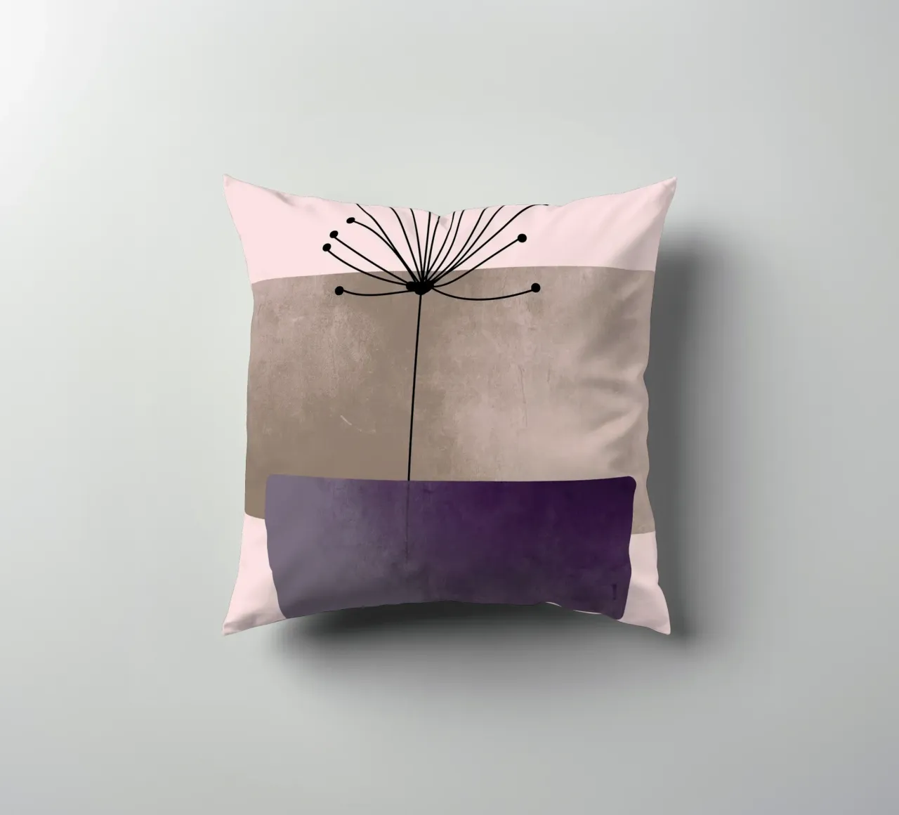pastel line colors cuscino da pastel color shape