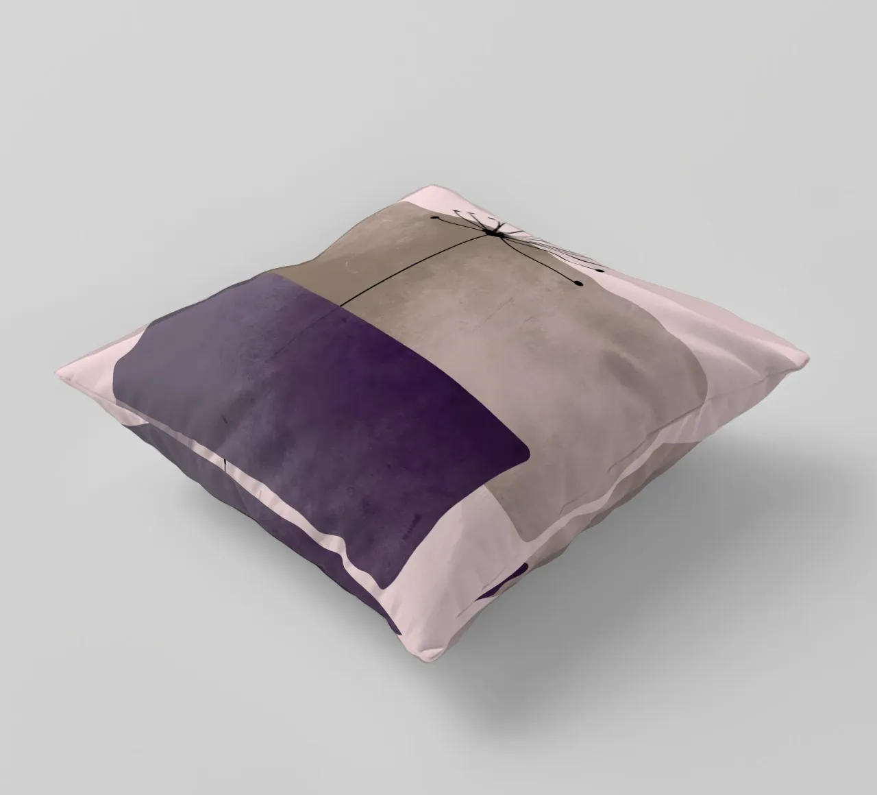 pastel line colors cuscino da pastel color shape
