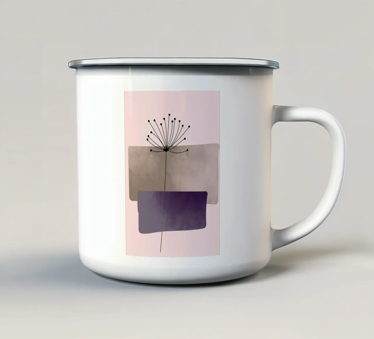 pastel line colors tazza in smalto da pastel color shape