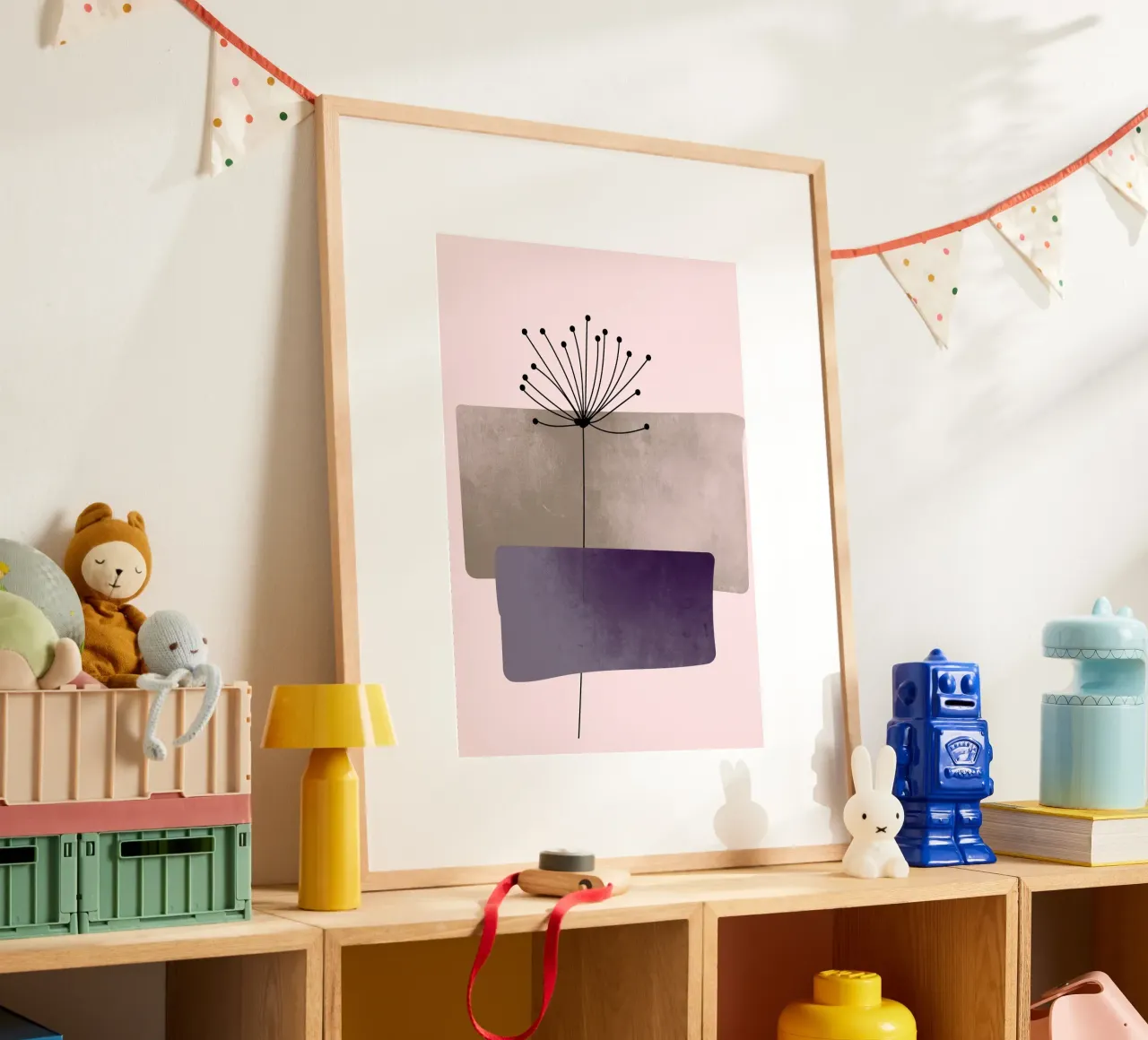 pastel line colors poster da pastel color shape