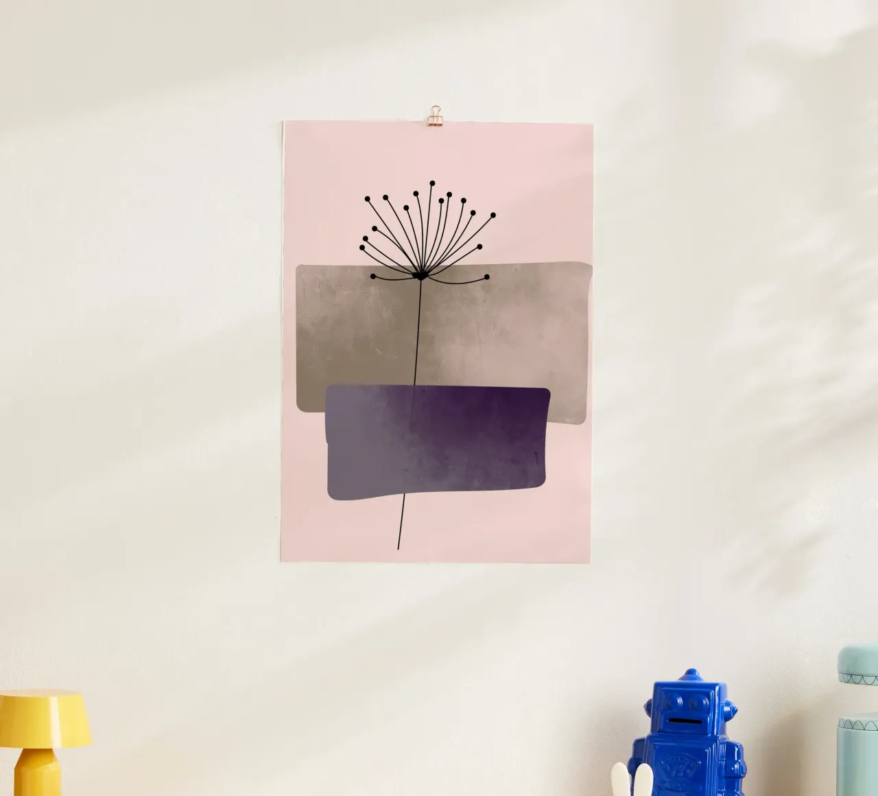 pastel line colors poster da pastel color shape