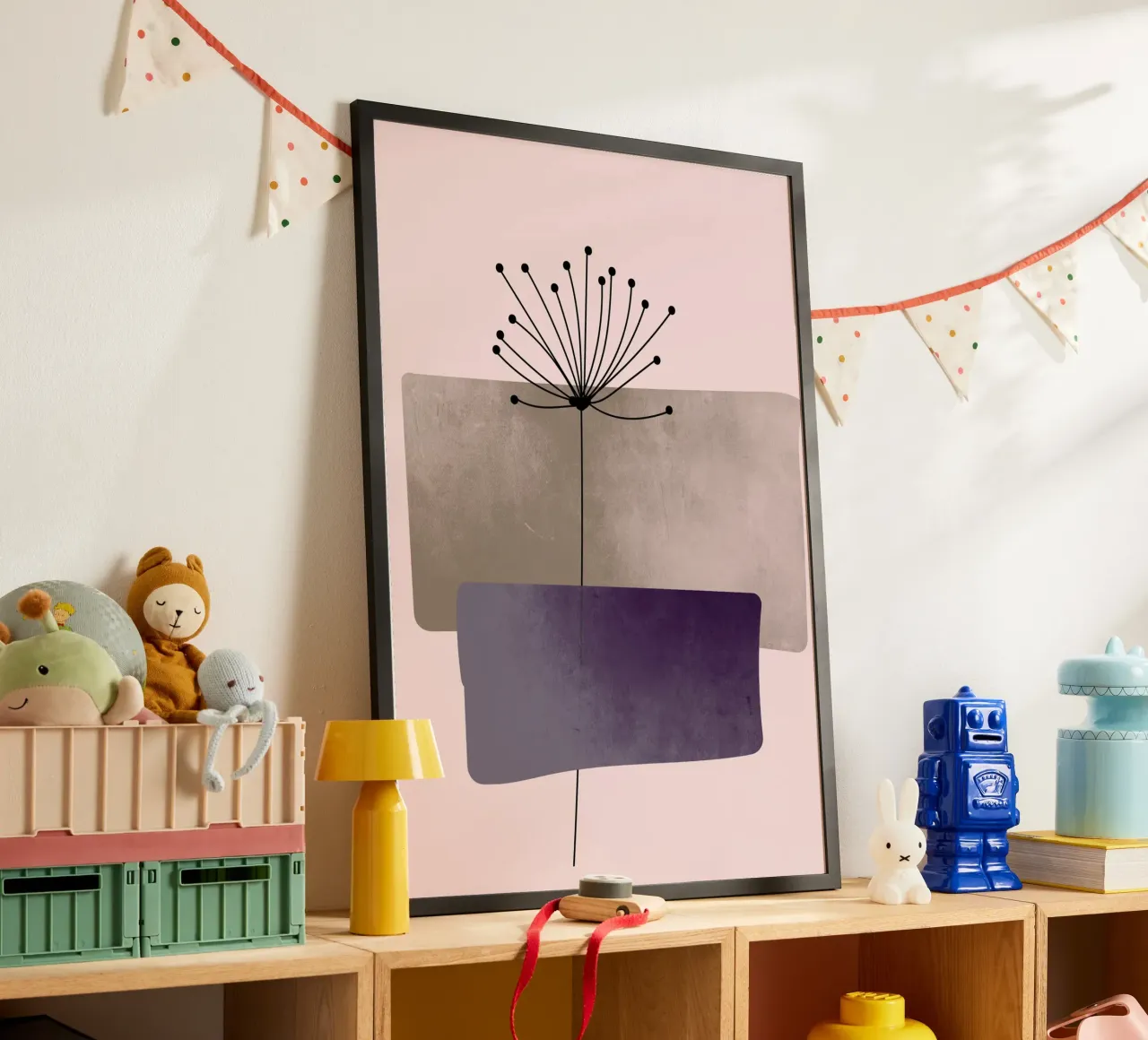 pastel line colors poster da pastel color shape