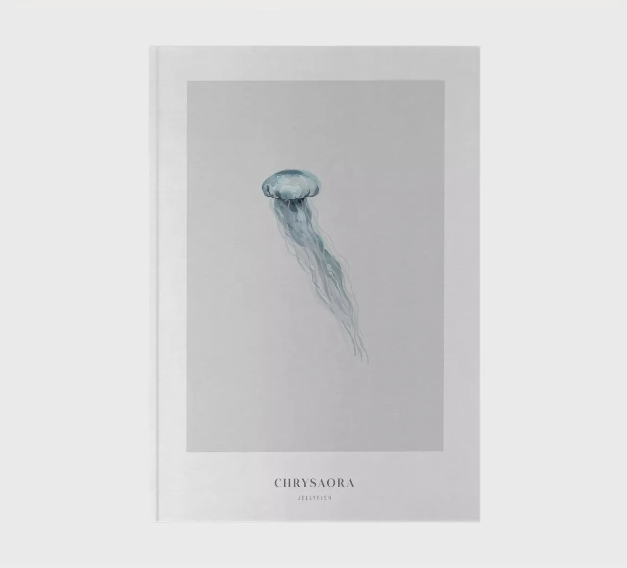 Boho Ocean 2 Jellyfish notebook by Boho Print Collection