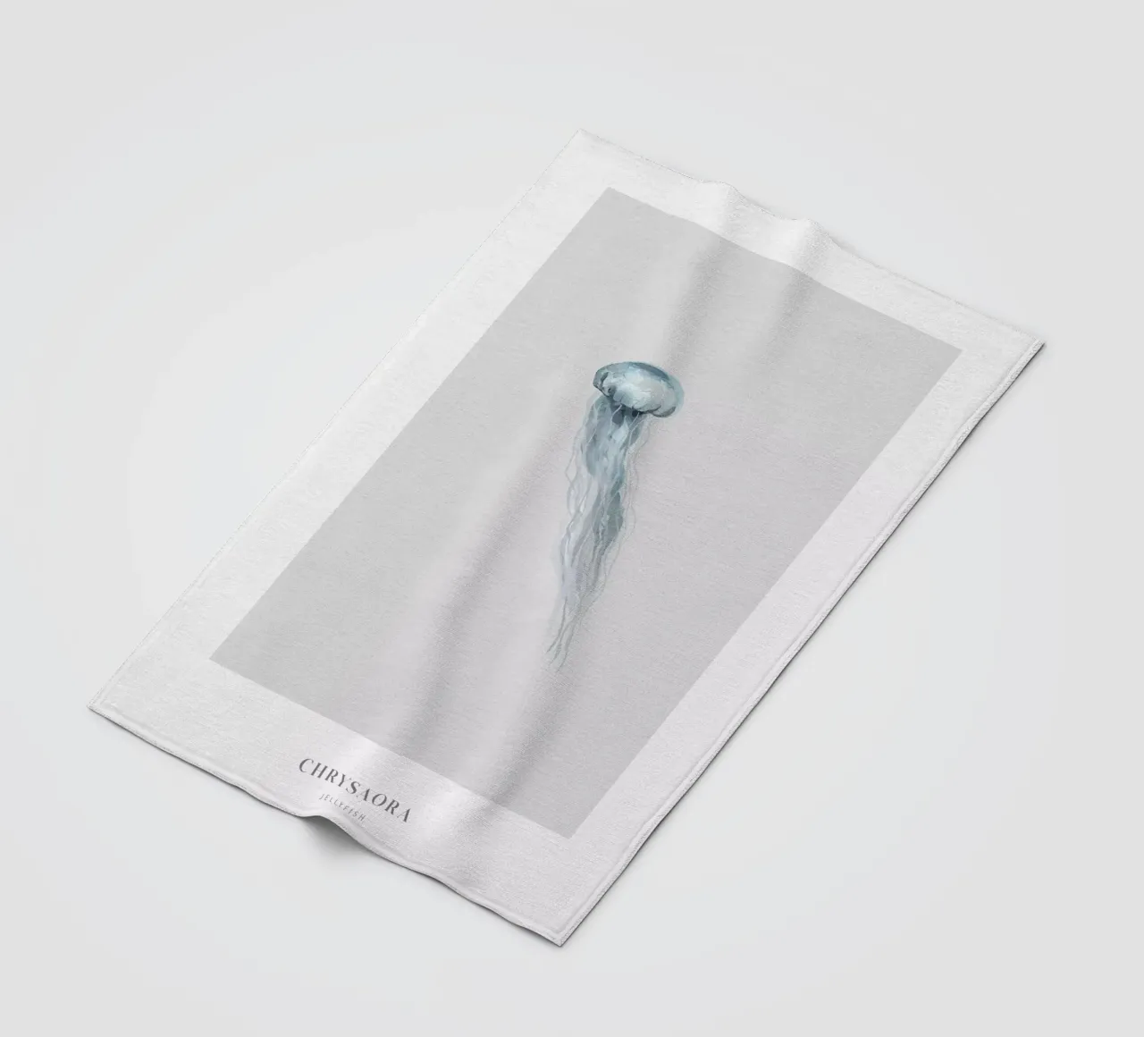 Boho Ocean 2 Jellyfish coperta in pile da Boho Print Collection