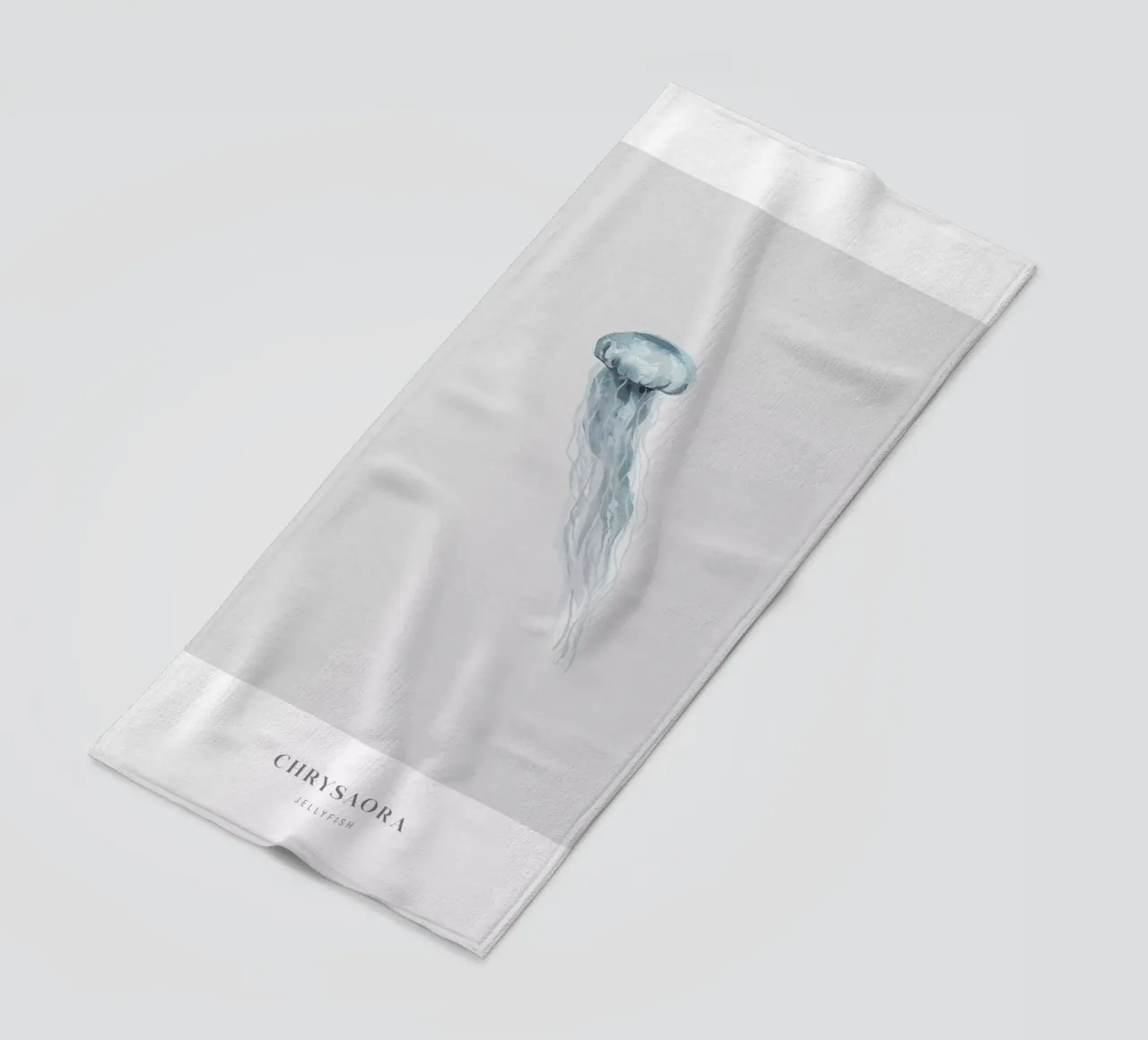 Boho Ocean 2 Jellyfish beach towel by Boho Print Collection