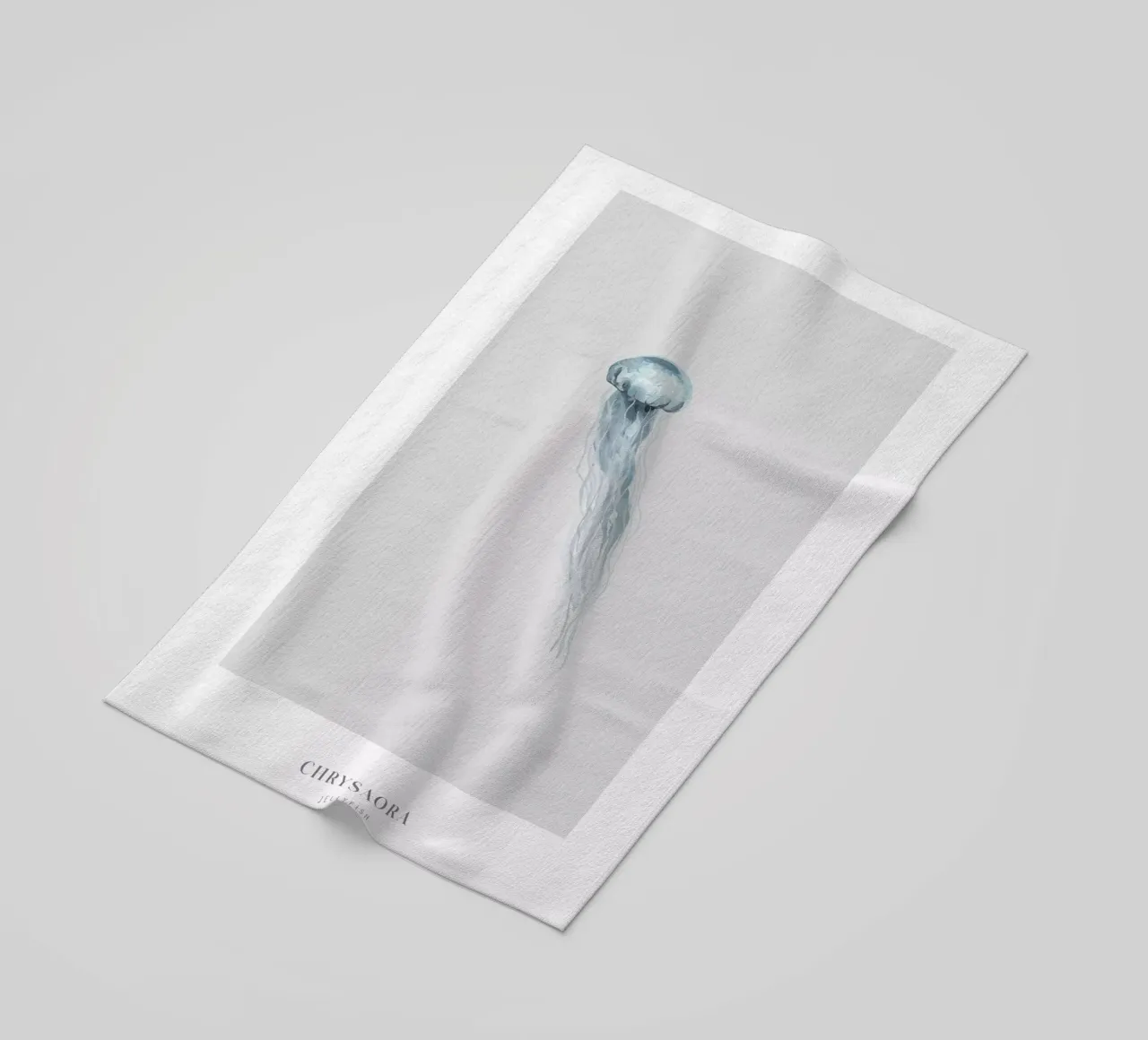 Boho Ocean 2 Jellyfish beach towel by Boho Print Collection