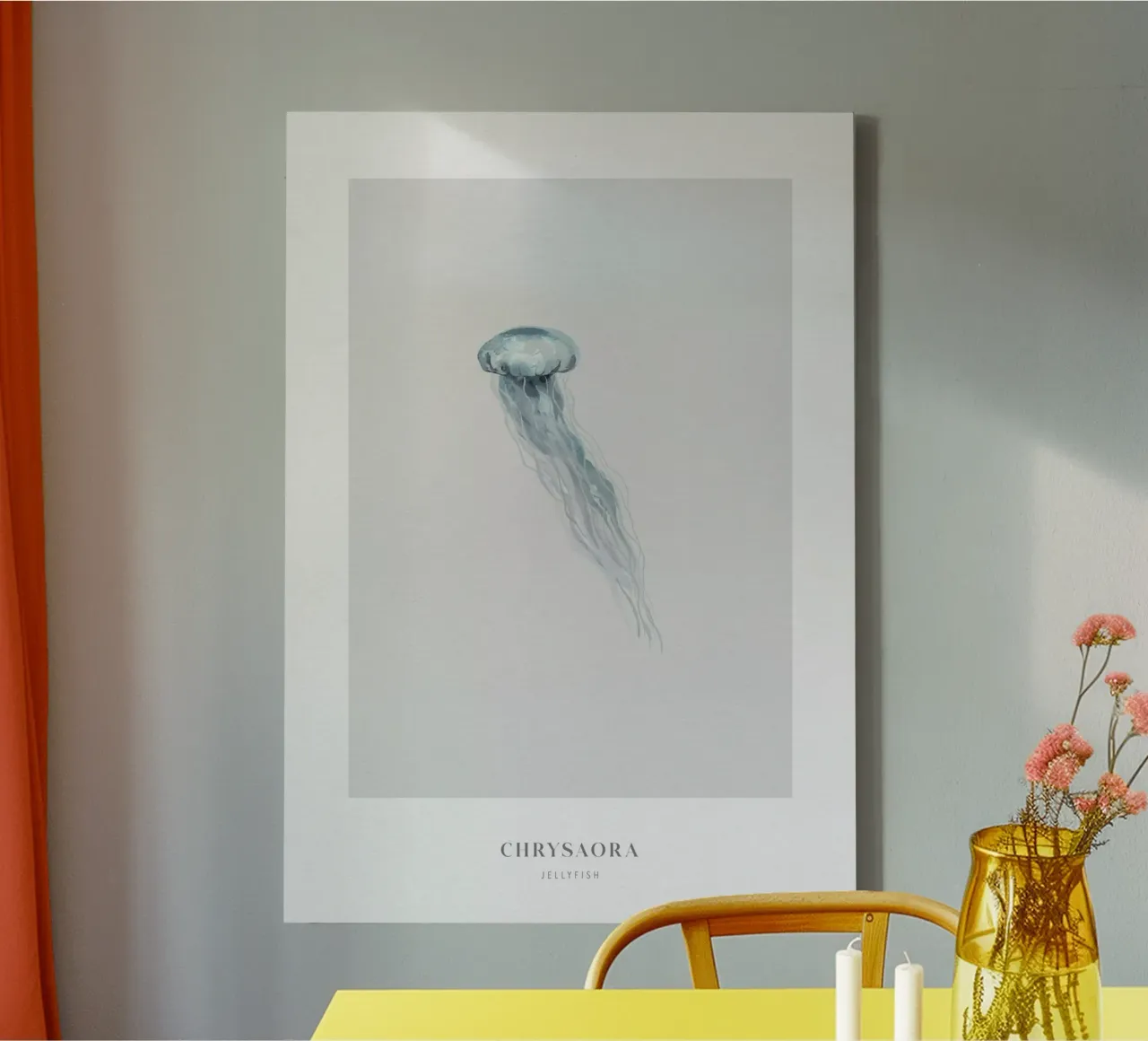 Boho Ocean 2 Jellyfish tela da Boho Print Collection