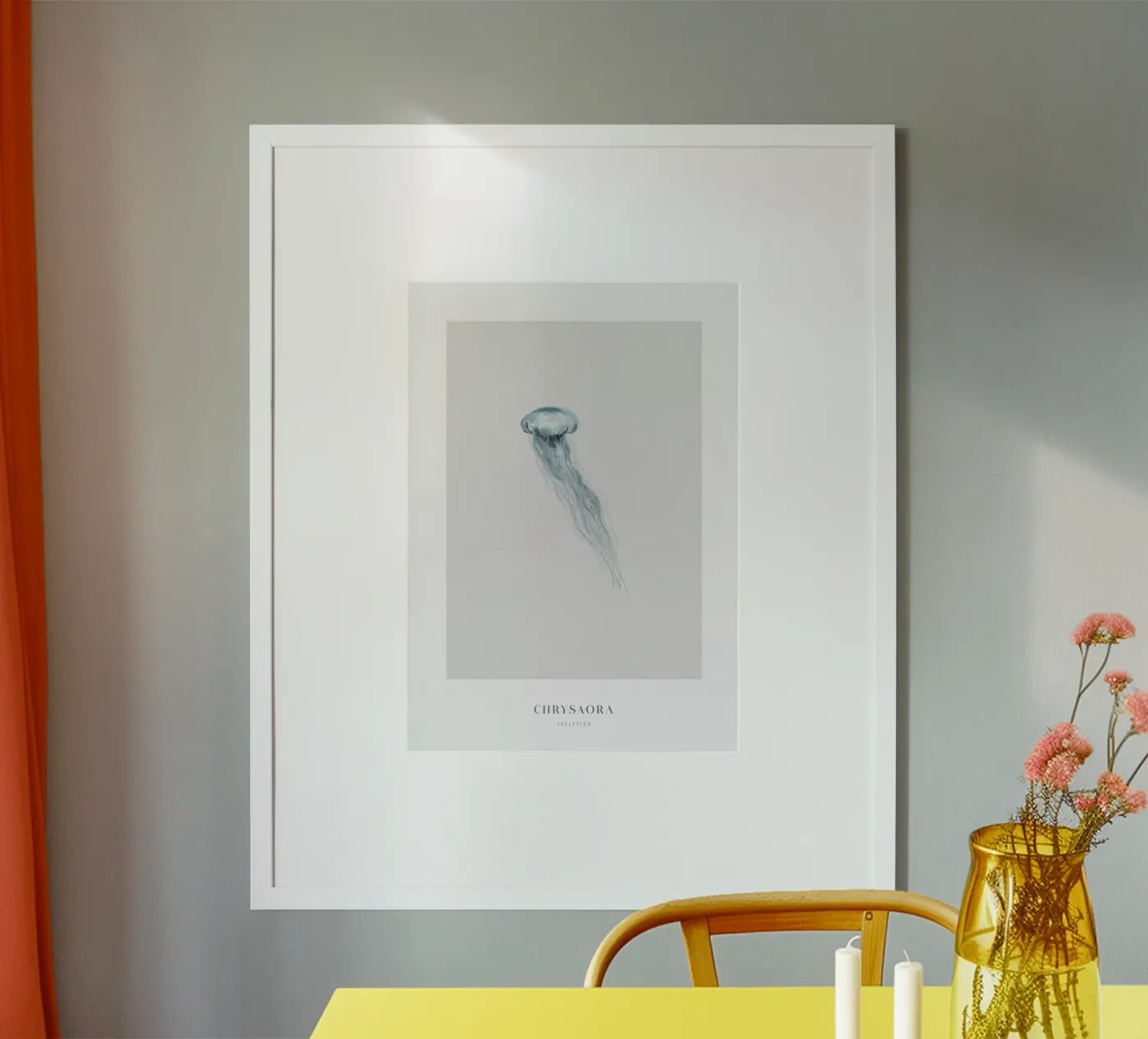 Boho Ocean 2 Jellyfish poster by Boho Print Collection