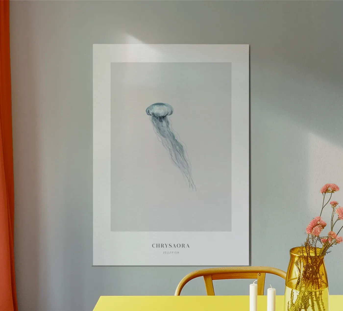 Boho Ocean 2 Jellyfish poster by Boho Print Collection