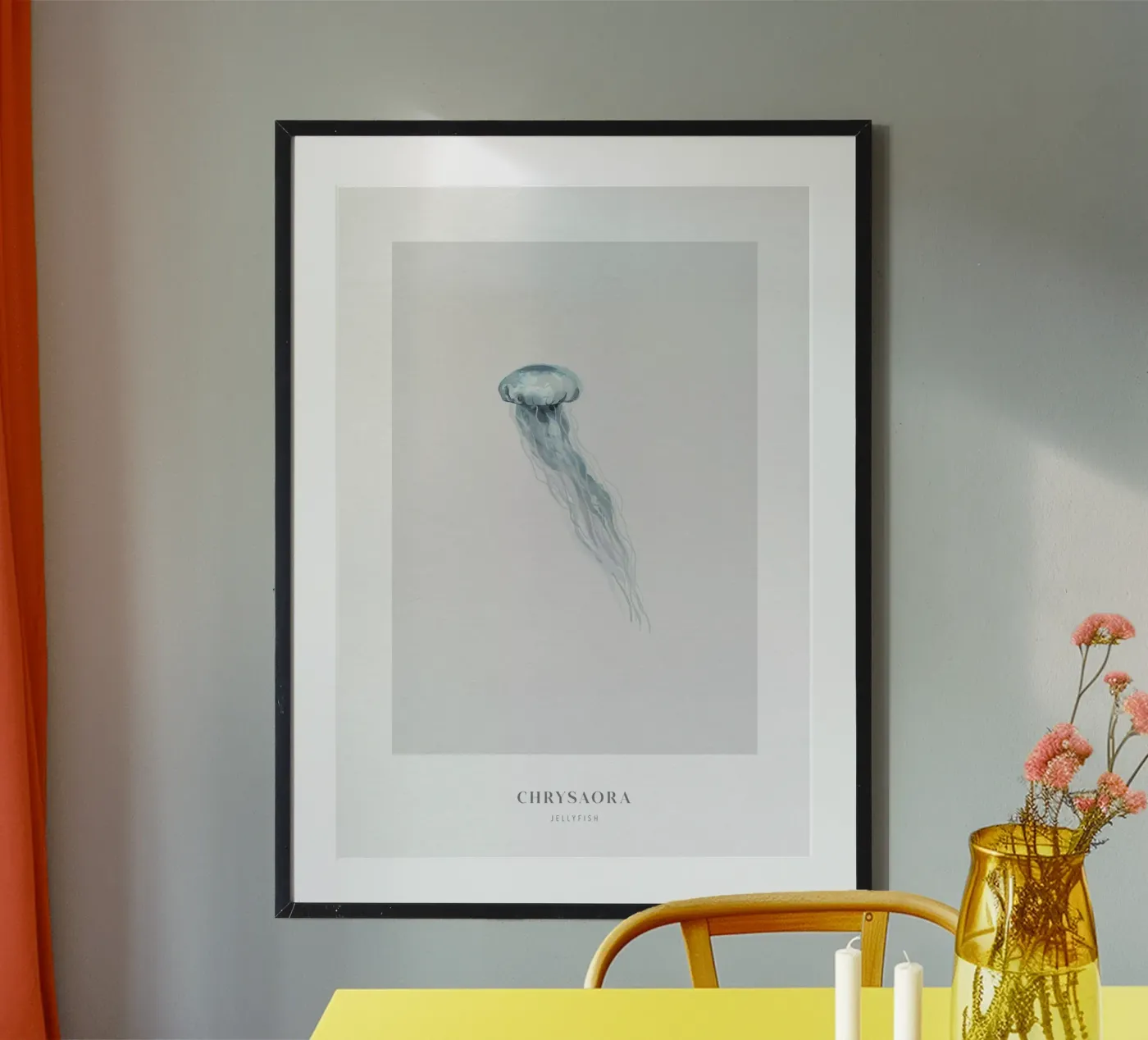 Boho Ocean 2 Jellyfish poster by Boho Print Collection