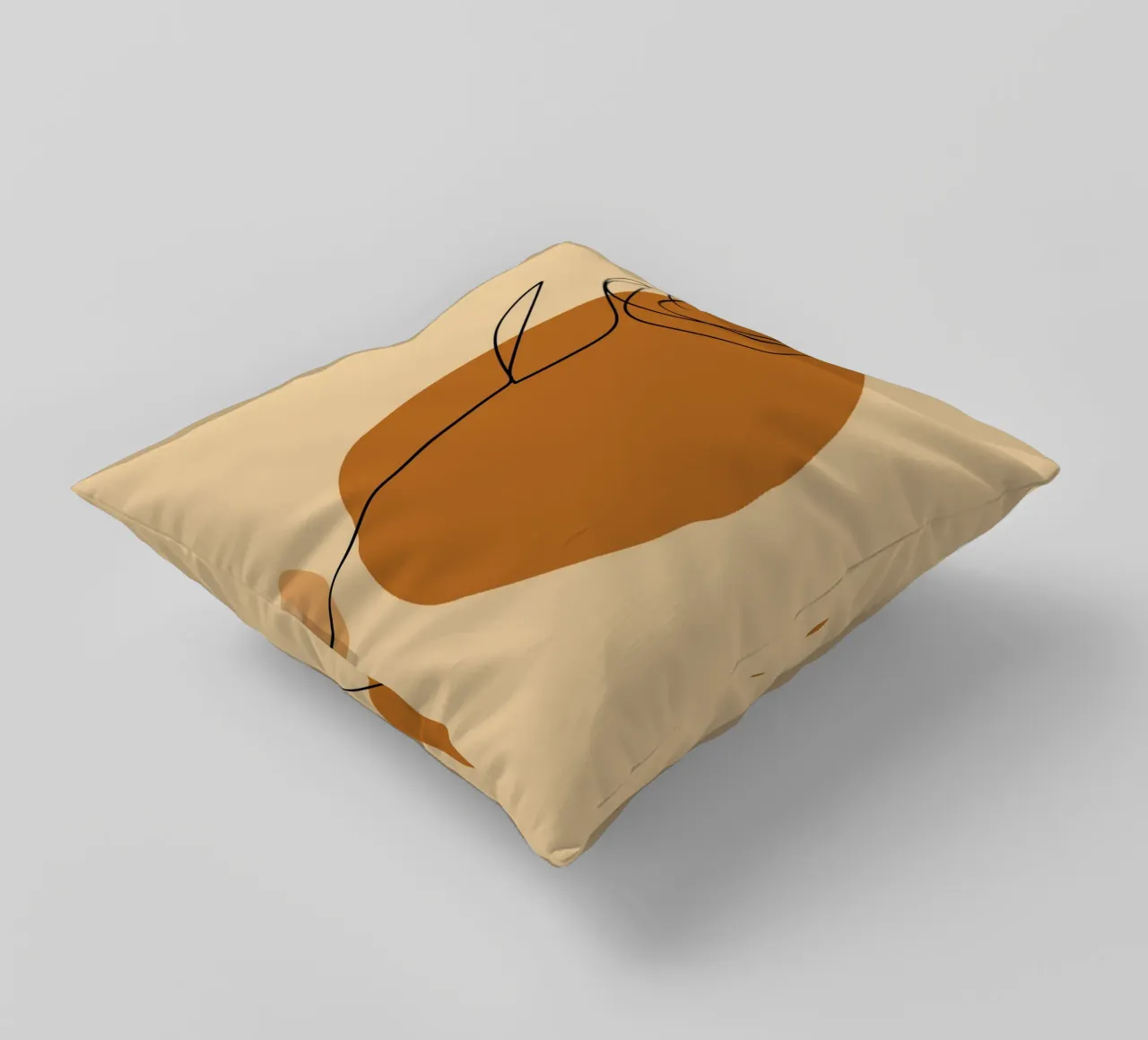 pastel line shape cuscino da pastel color shape