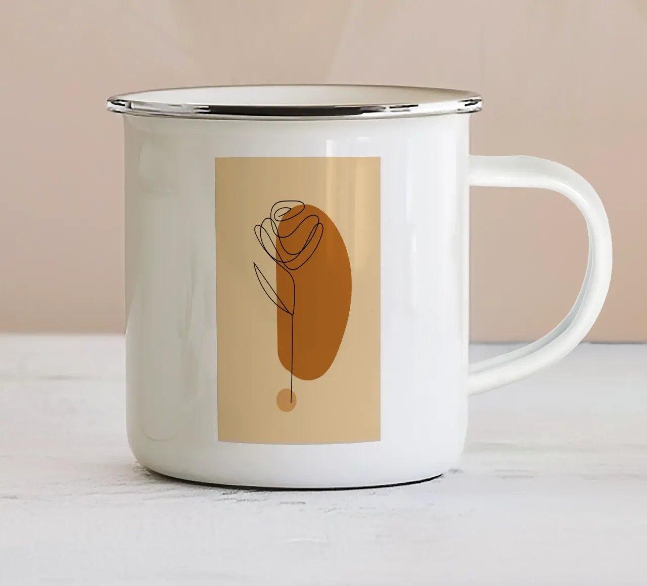 pastel line shape tazza in smalto da pastel color shape