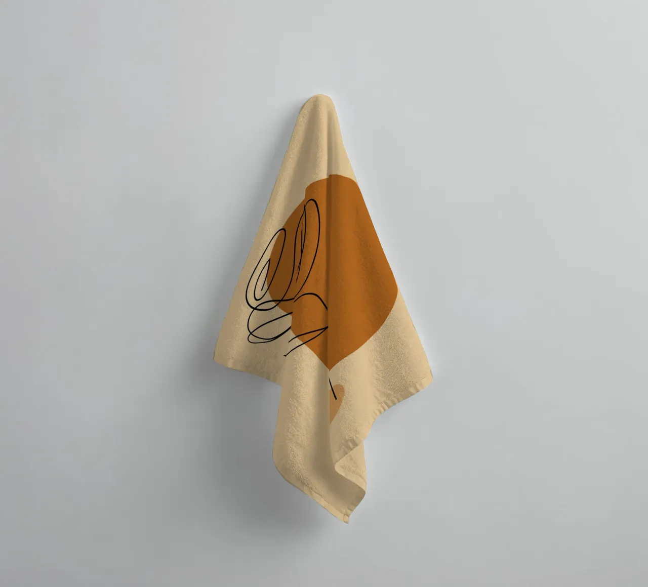 pastel line shape asciugamano da bagno da pastel color shape