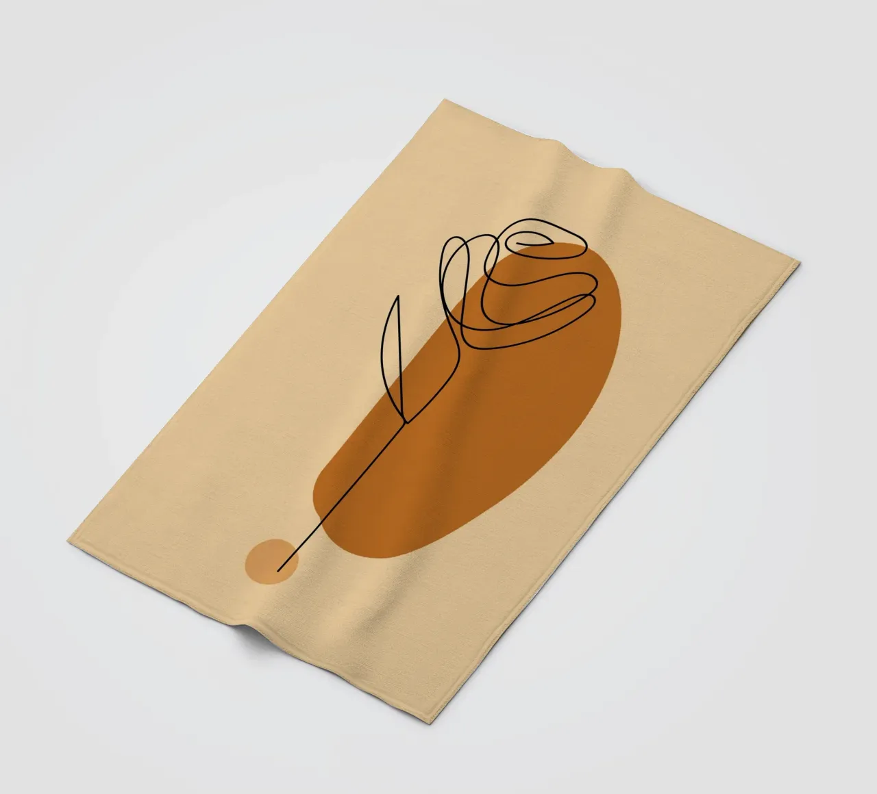 pastel line shape coperta in pile da pastel color shape