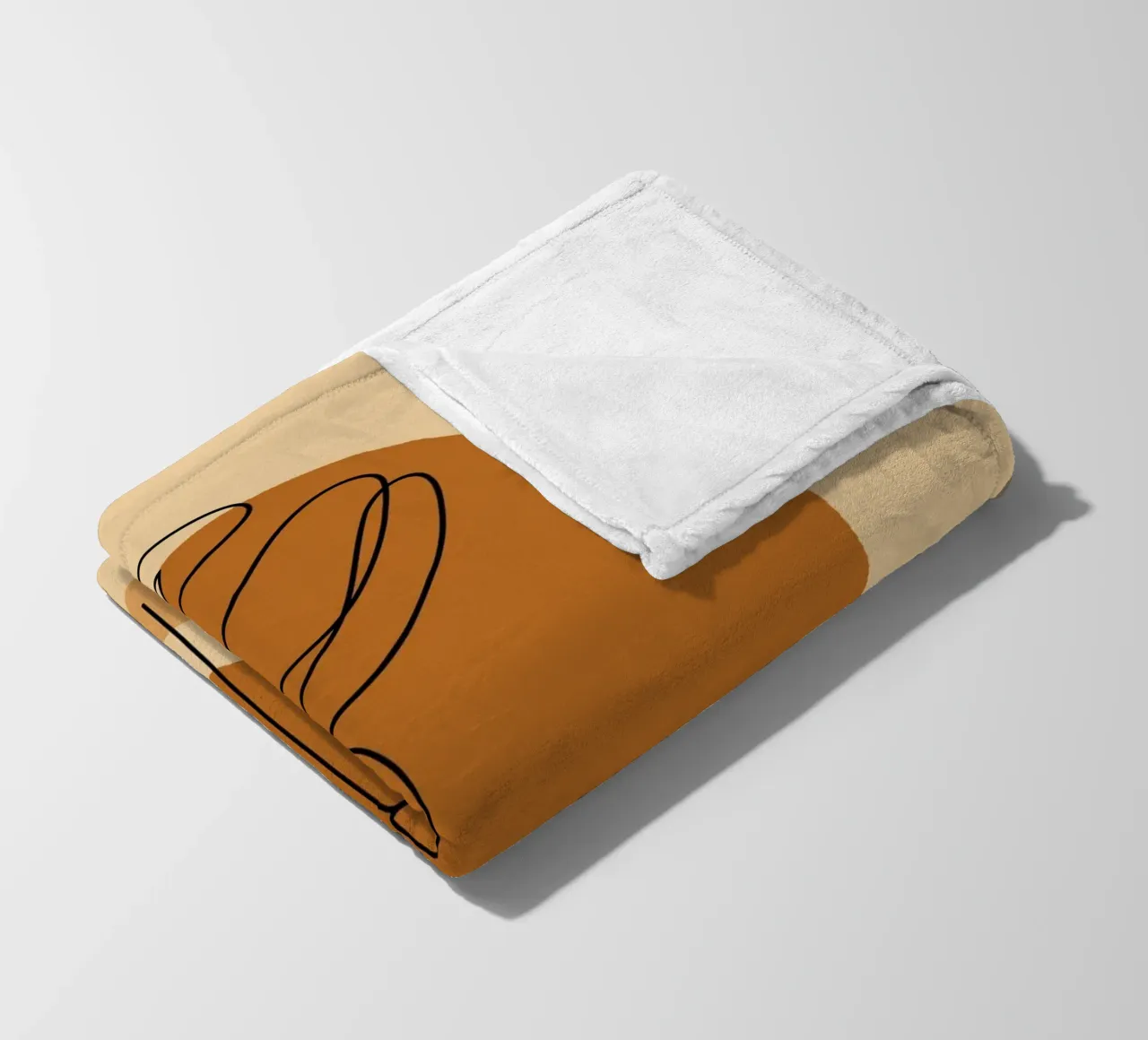 pastel line shape coperta in pile da pastel color shape