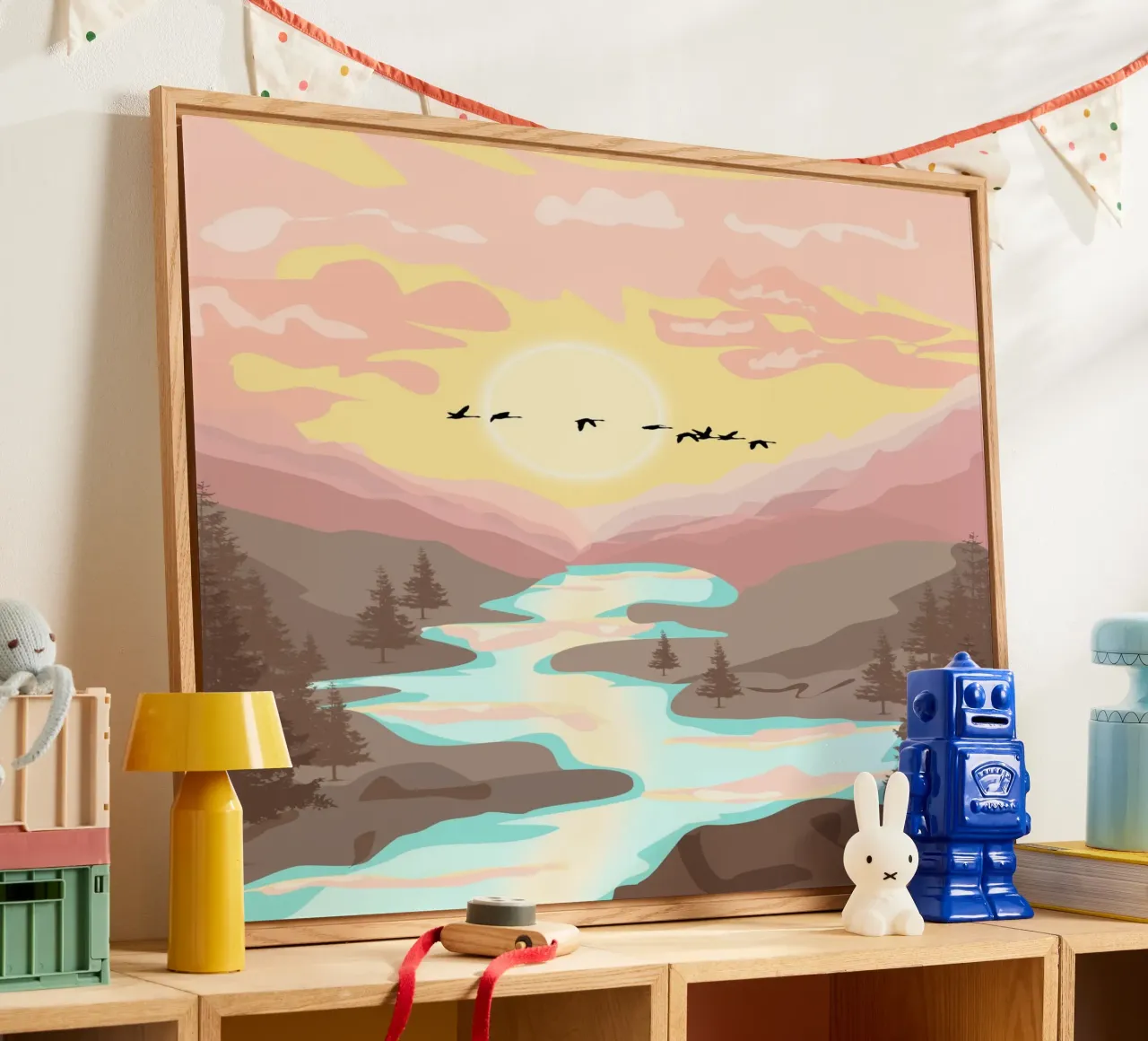 pastel gradient sunset plexiglass da pastel color shape