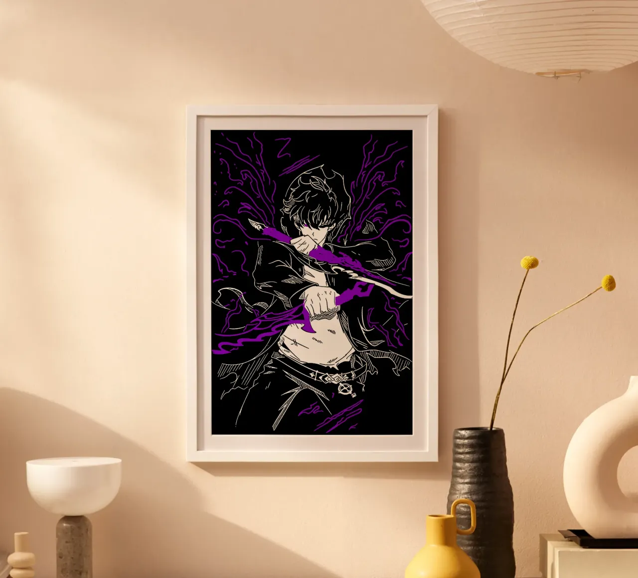 Il monarca più debole e più forte - Maglietta classica poster con telaio in legno da abelazikicks.ve