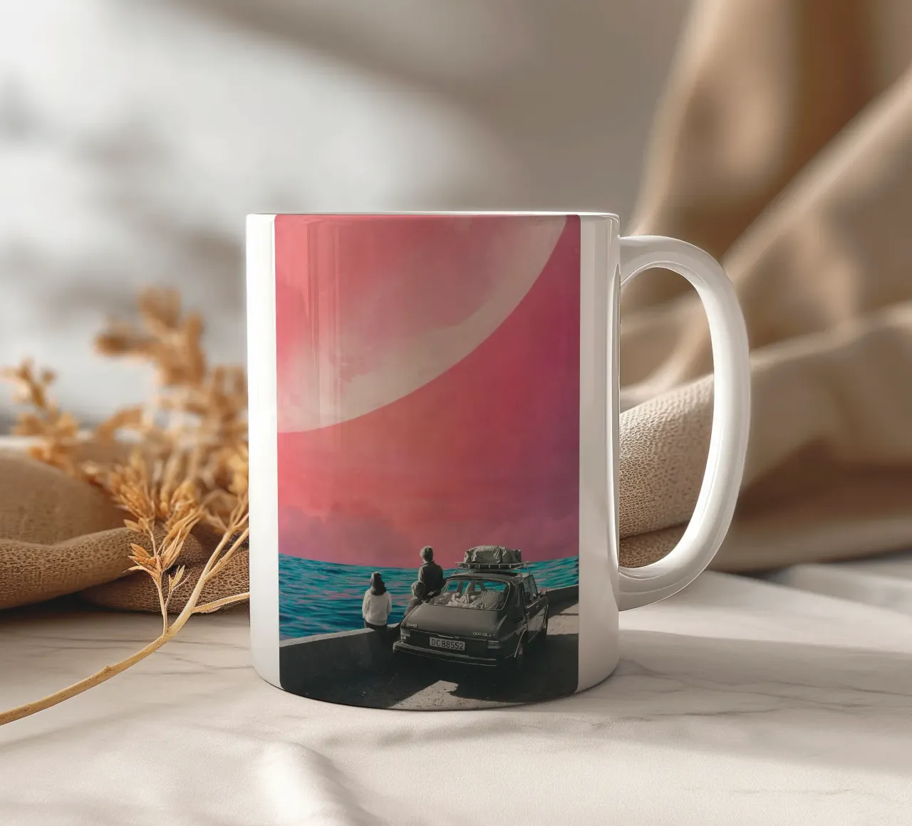 I want to be forever there tazza in ceramica da Frank Moth