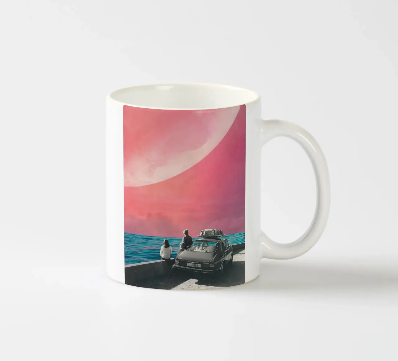 I want to be forever there tazza in ceramica da Frank Moth