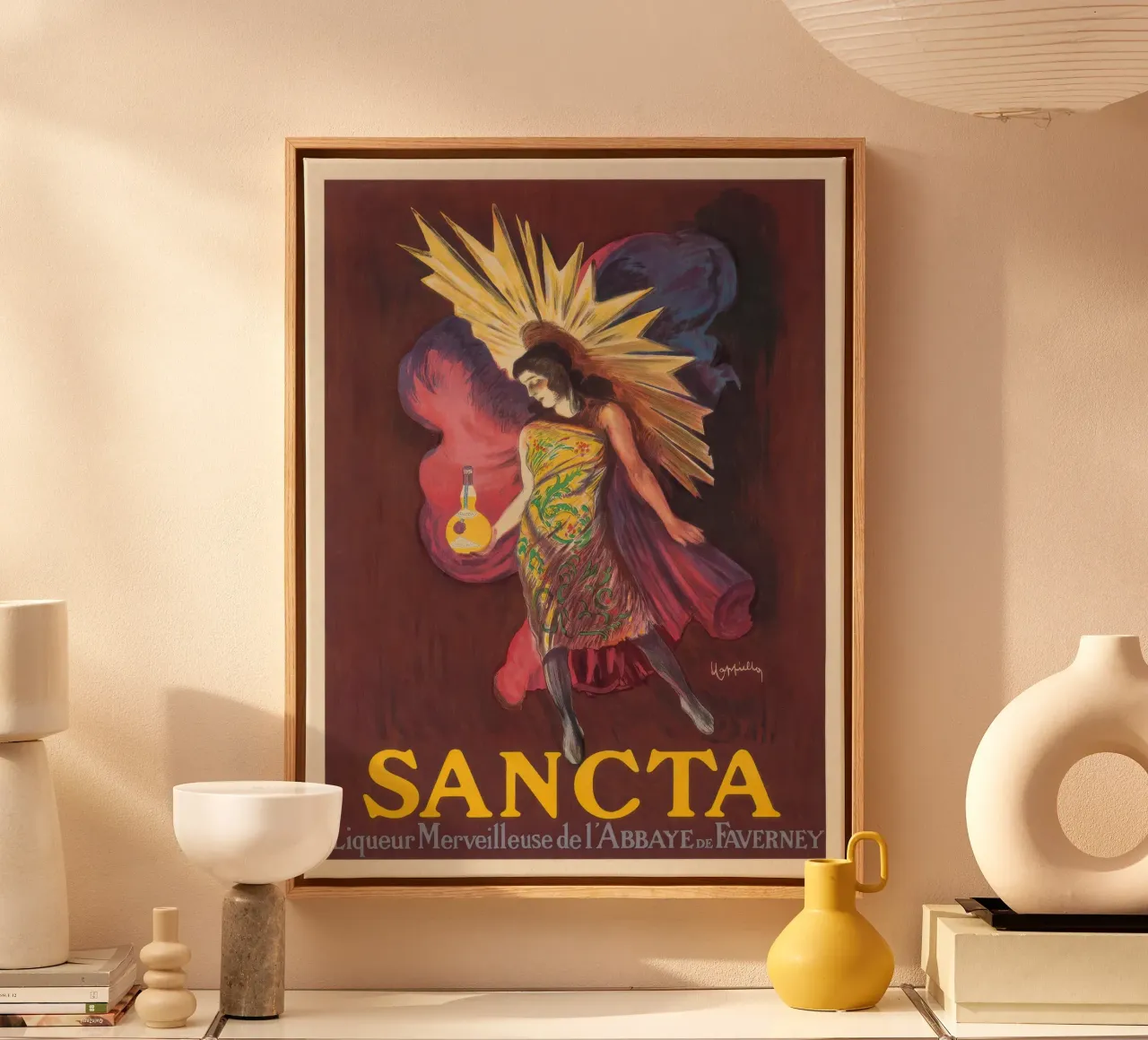 Sint canvas met Baklijst van mix mate