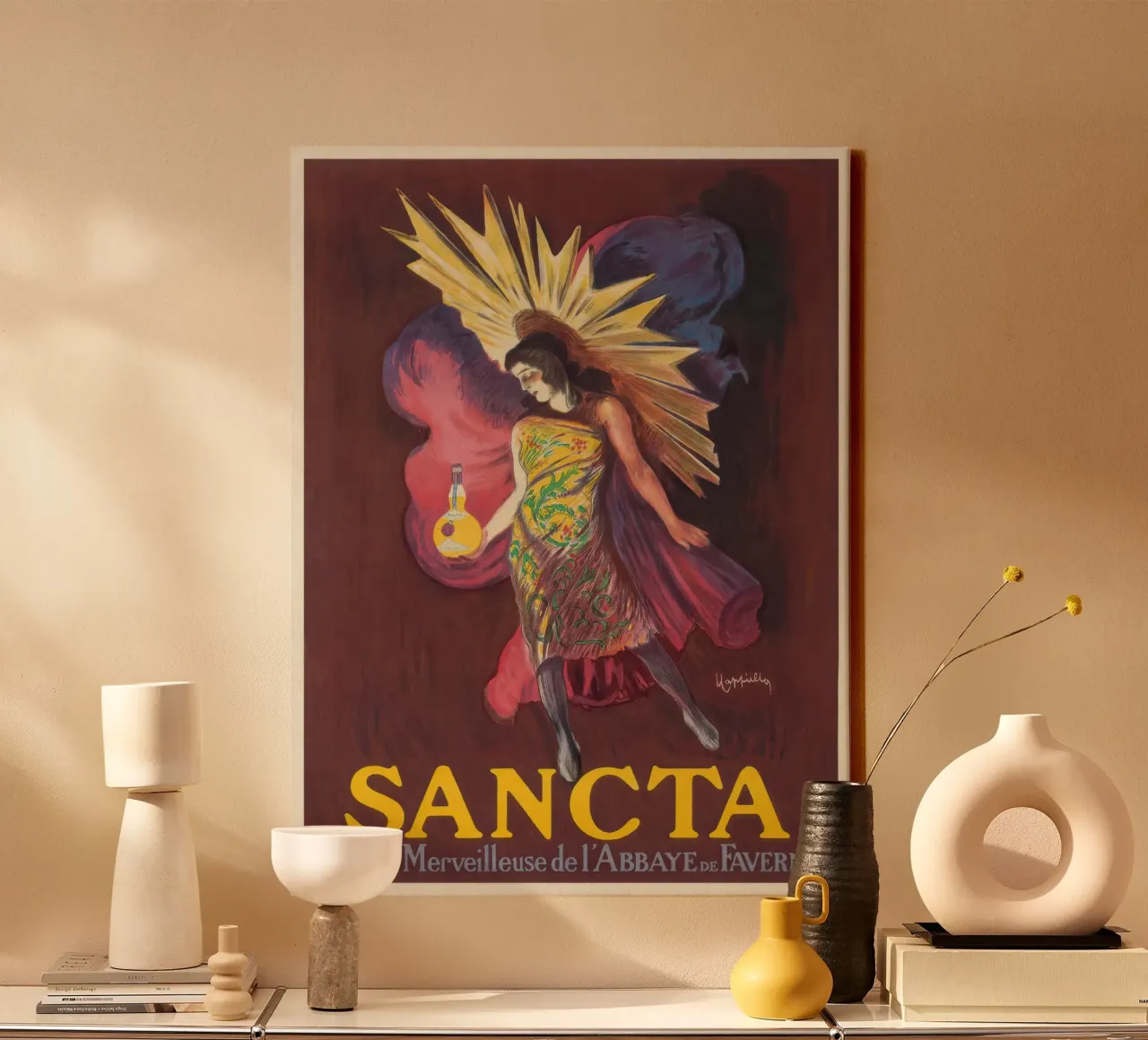 Sint canvas met Baklijst van mix mate