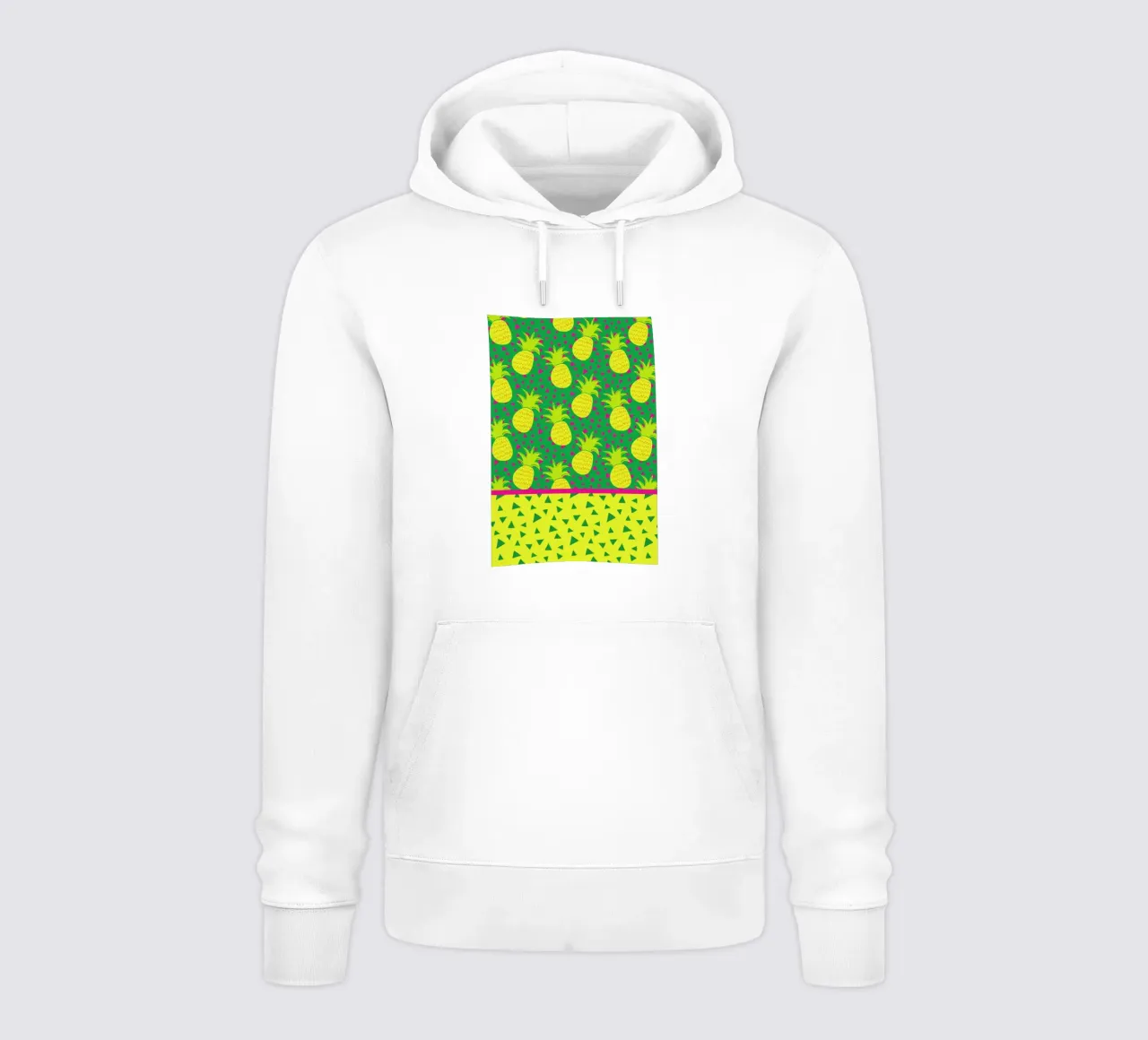 Falling Pineapples felpa con cappuccio da Maria Kritzas
