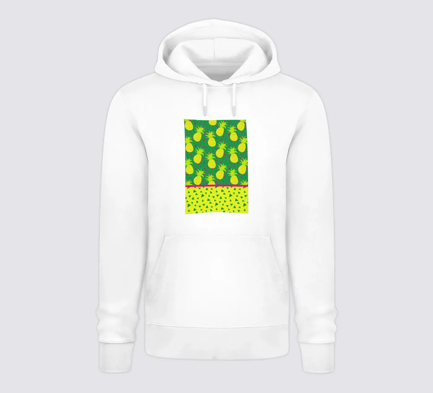 Falling Pineapples felpa con cappuccio da Maria Kritzas