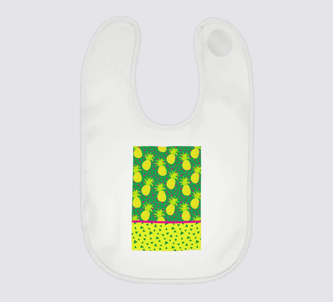 Falling Pineapples baby slabbetje van Maria Kritzas