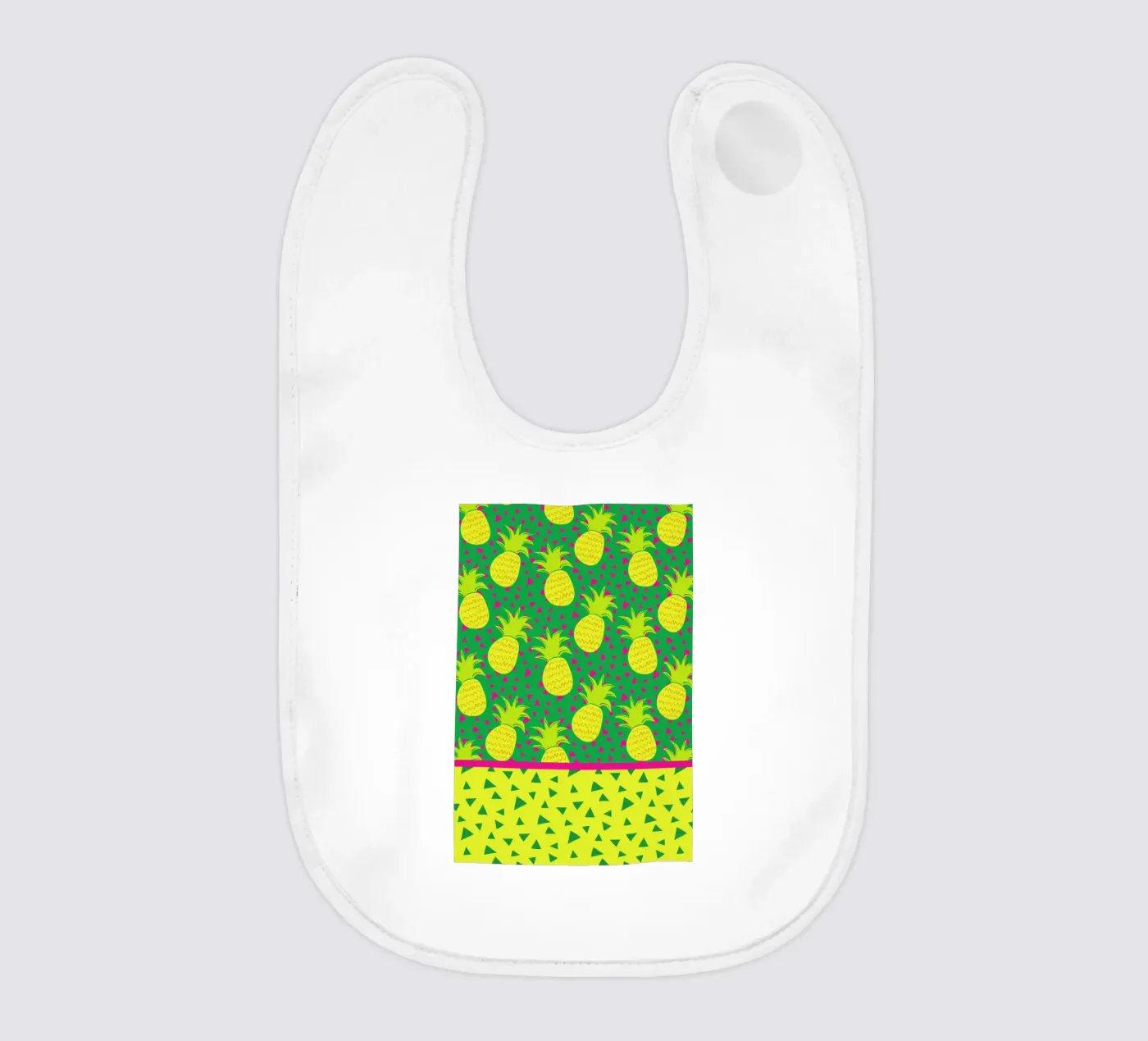 Falling Pineapples baby slabbetje van Maria Kritzas