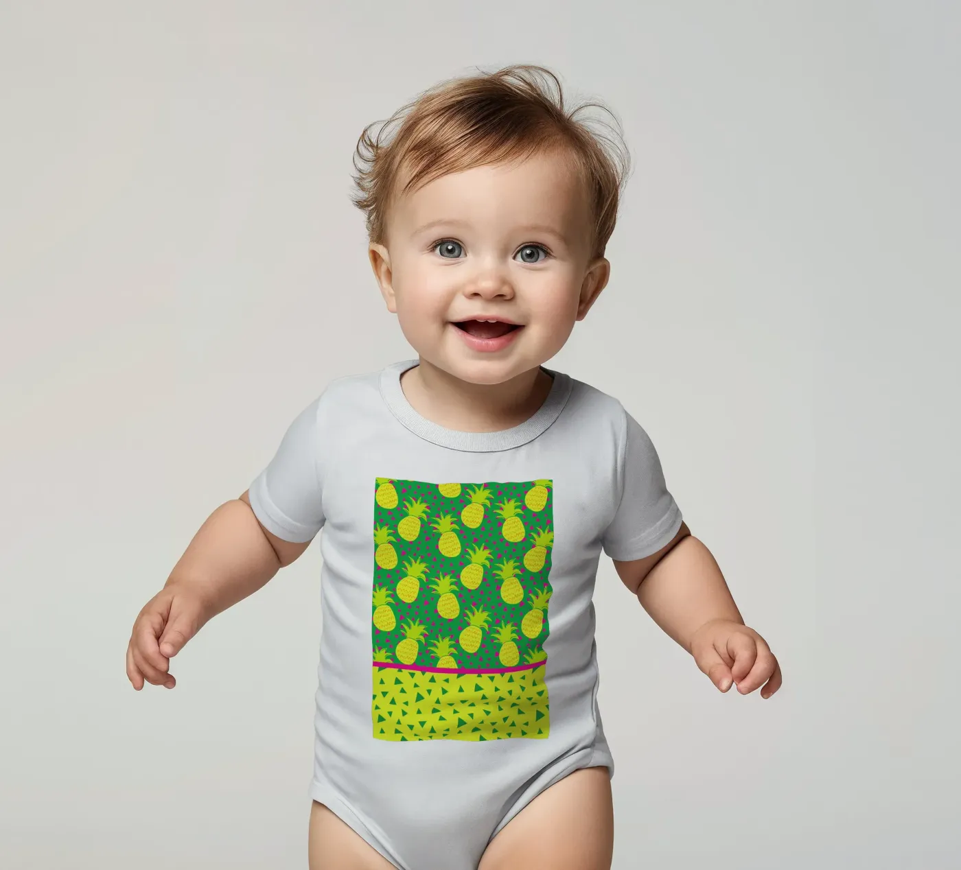 Falling Pineapples body bébé de Maria Kritzas