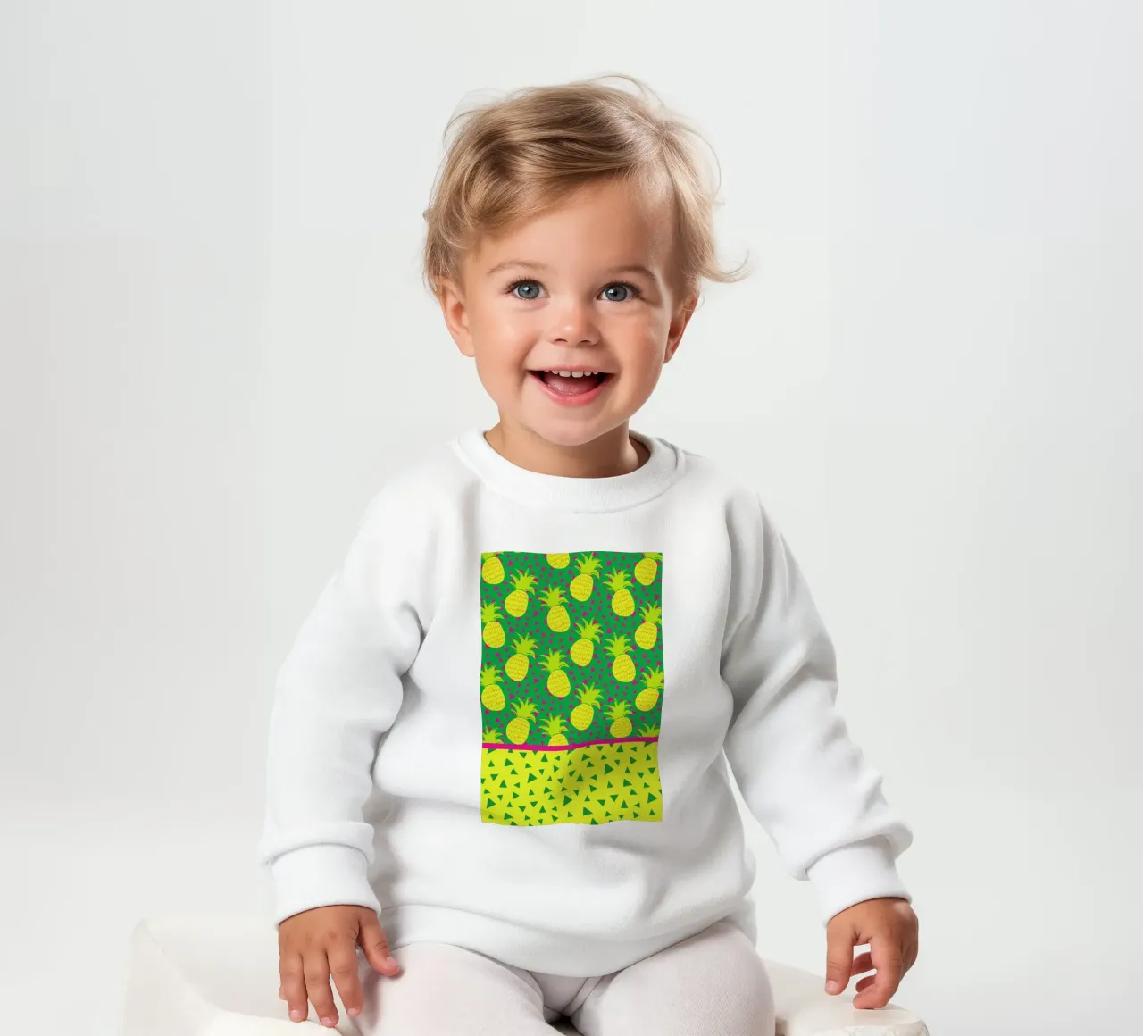 Falling Pineapples felpa neonato da Maria Kritzas