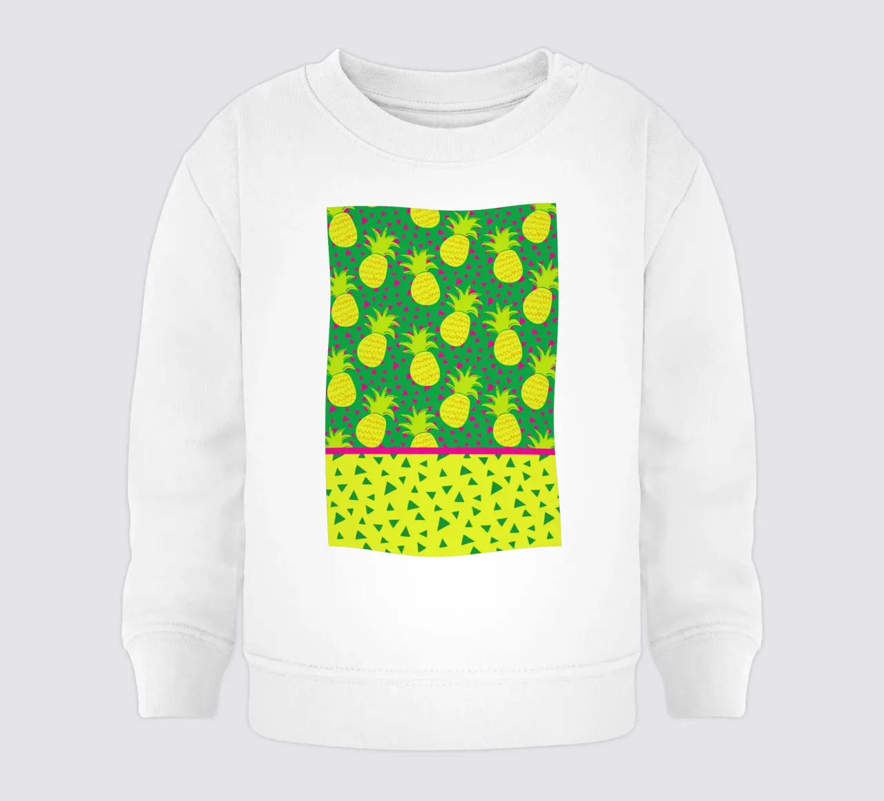 Falling Pineapples felpa neonato da Maria Kritzas
