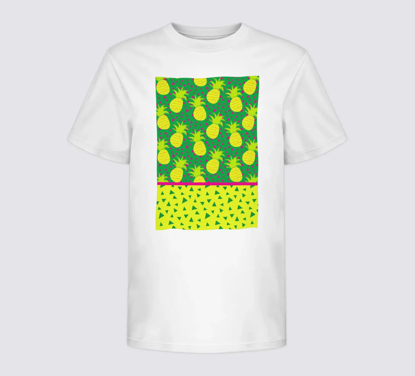 Falling Pineapples Kinder T-Shirt von Maria Kritzas