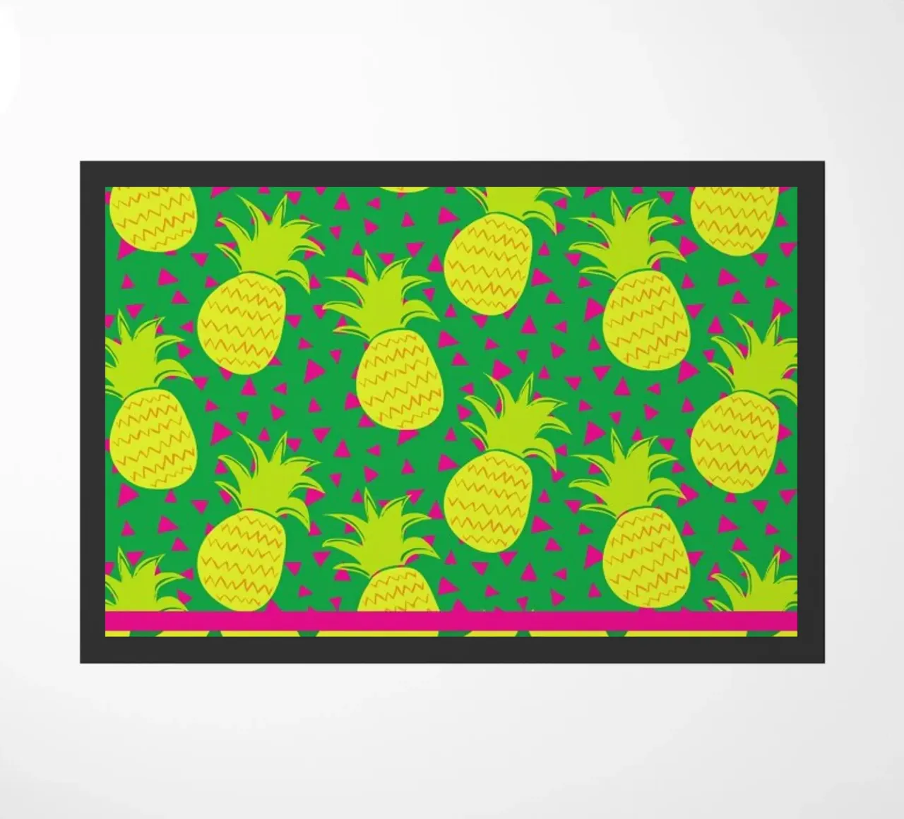 Falling Pineapples deurmat van Maria Kritzas