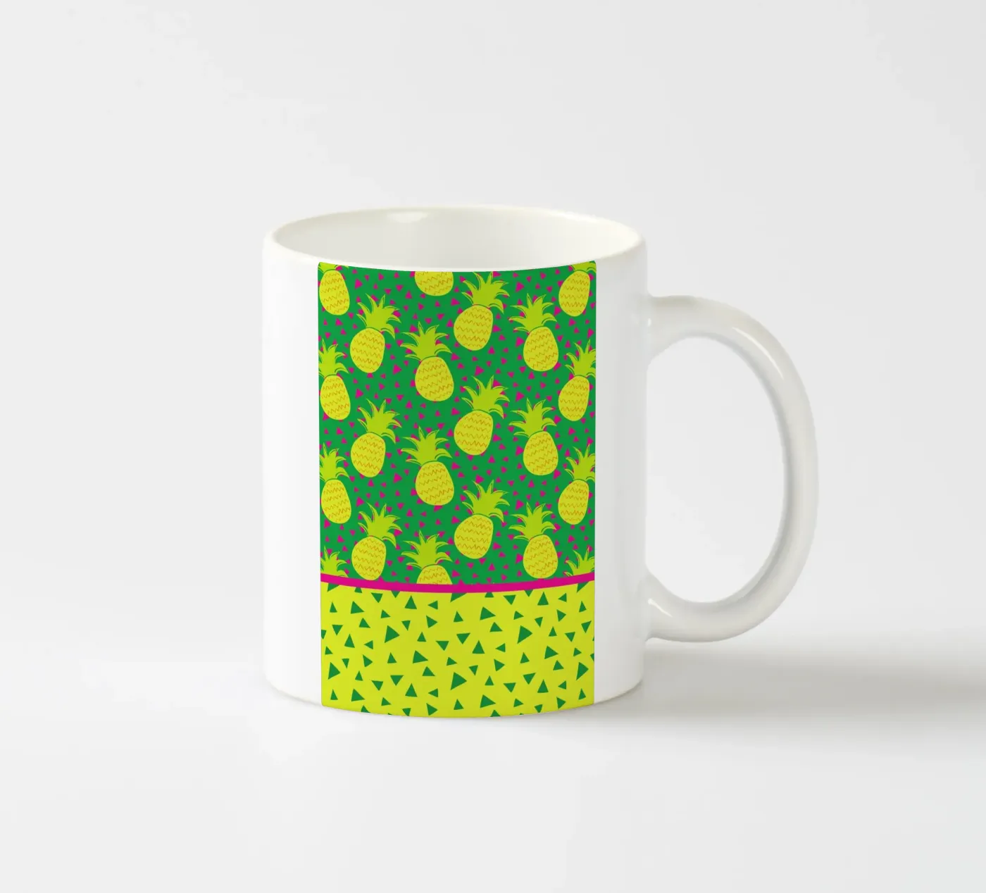Falling Pineapples keramische mok van Maria Kritzas