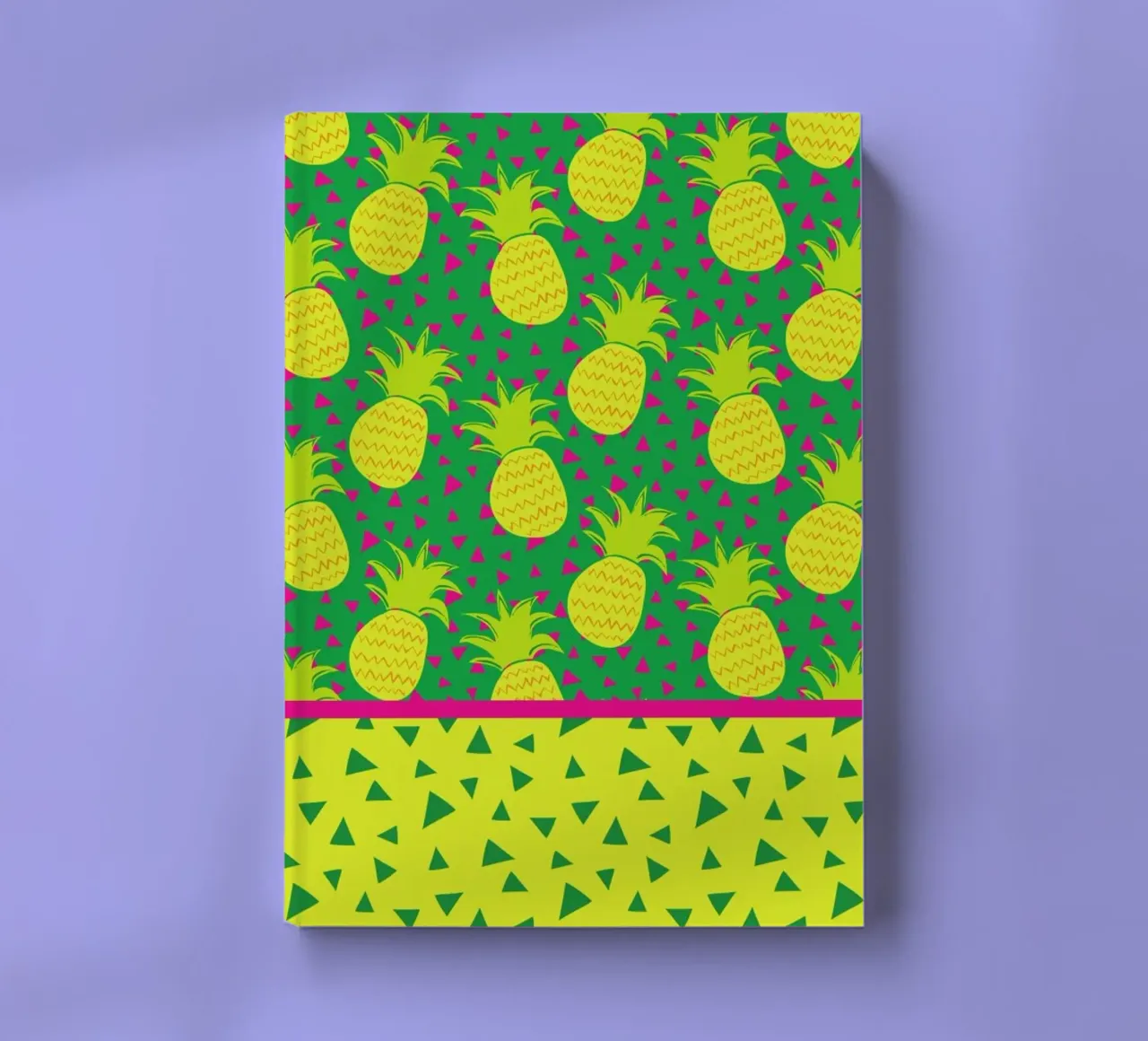 Falling Pineapples notebook by Maria Kritzas