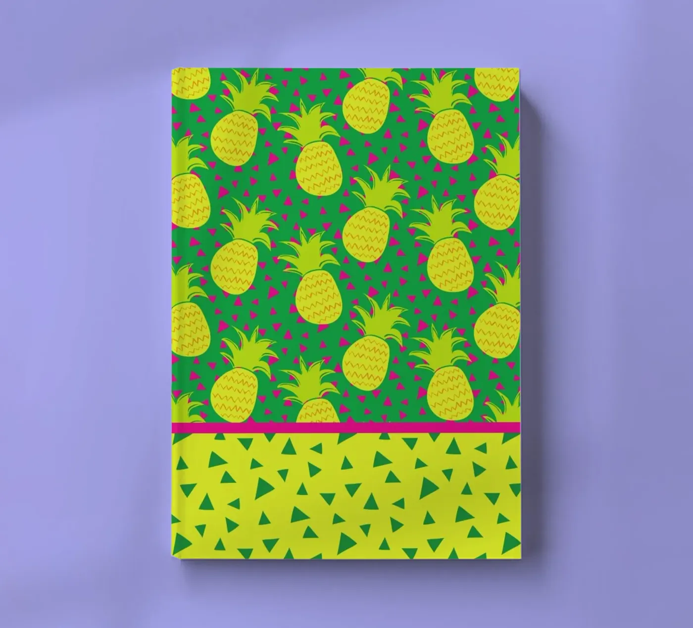 Falling Pineapples notebook by Maria Kritzas
