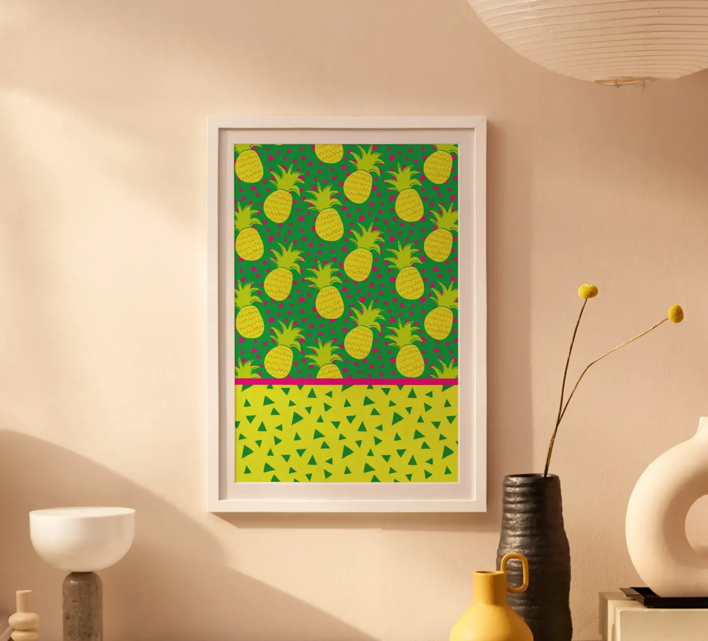 Falling Pineapples poster da Maria Kritzas