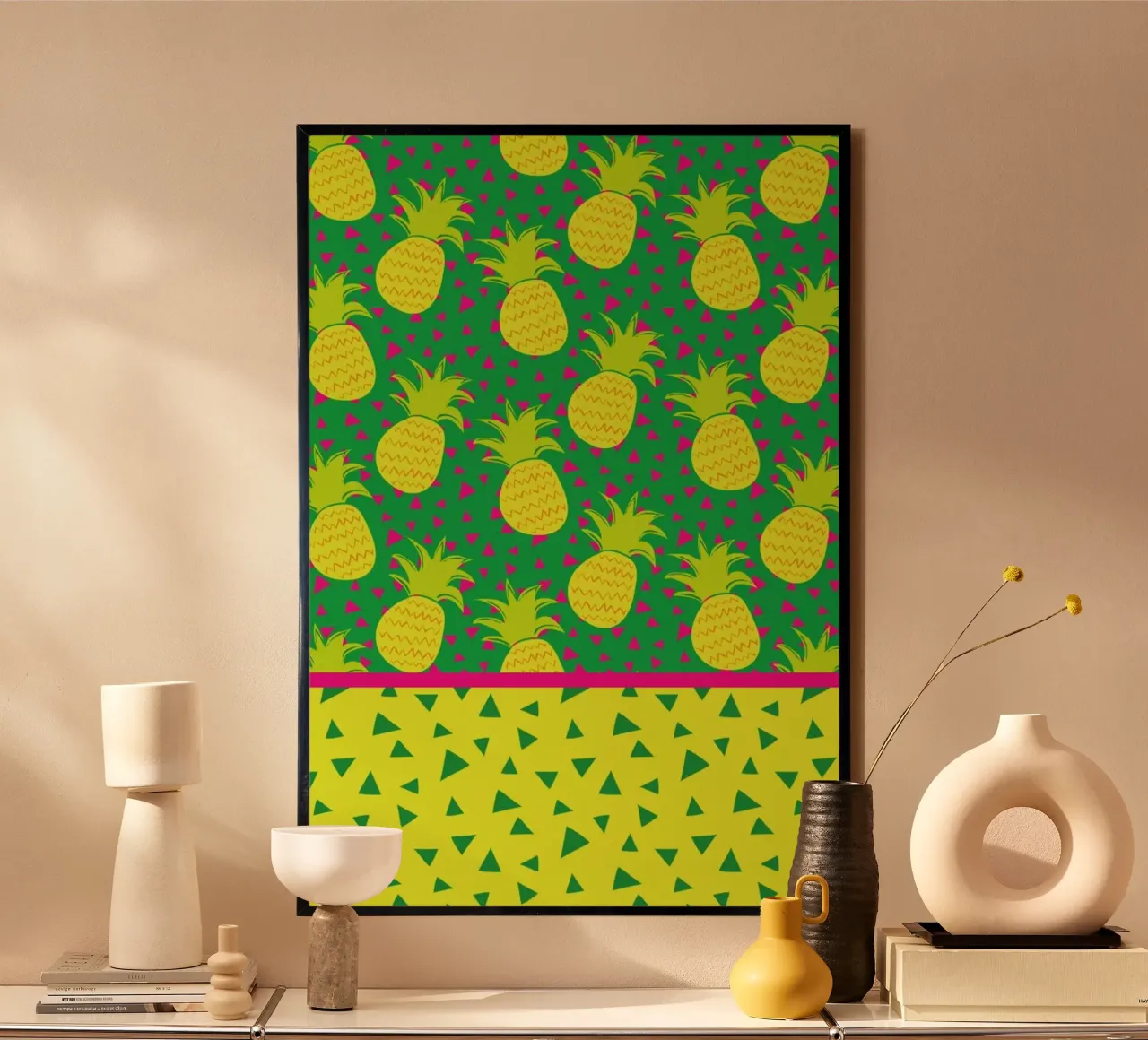 Falling Pineapples poster da Maria Kritzas