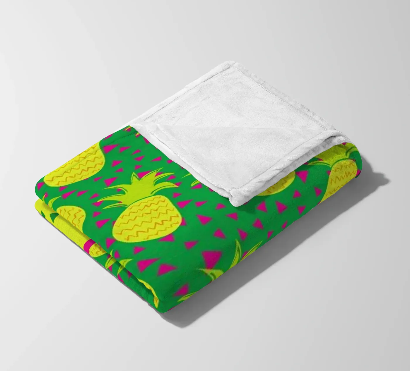 Falling Pineapples Fleecedecke von Maria Kritzas