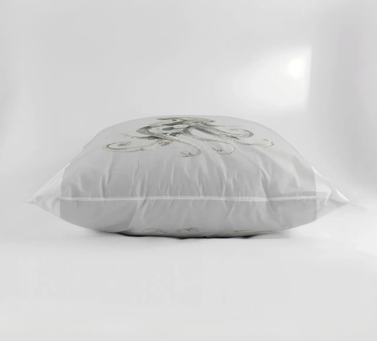 Boho Ocean 2 Octopus cuscino da Boho Print Collection