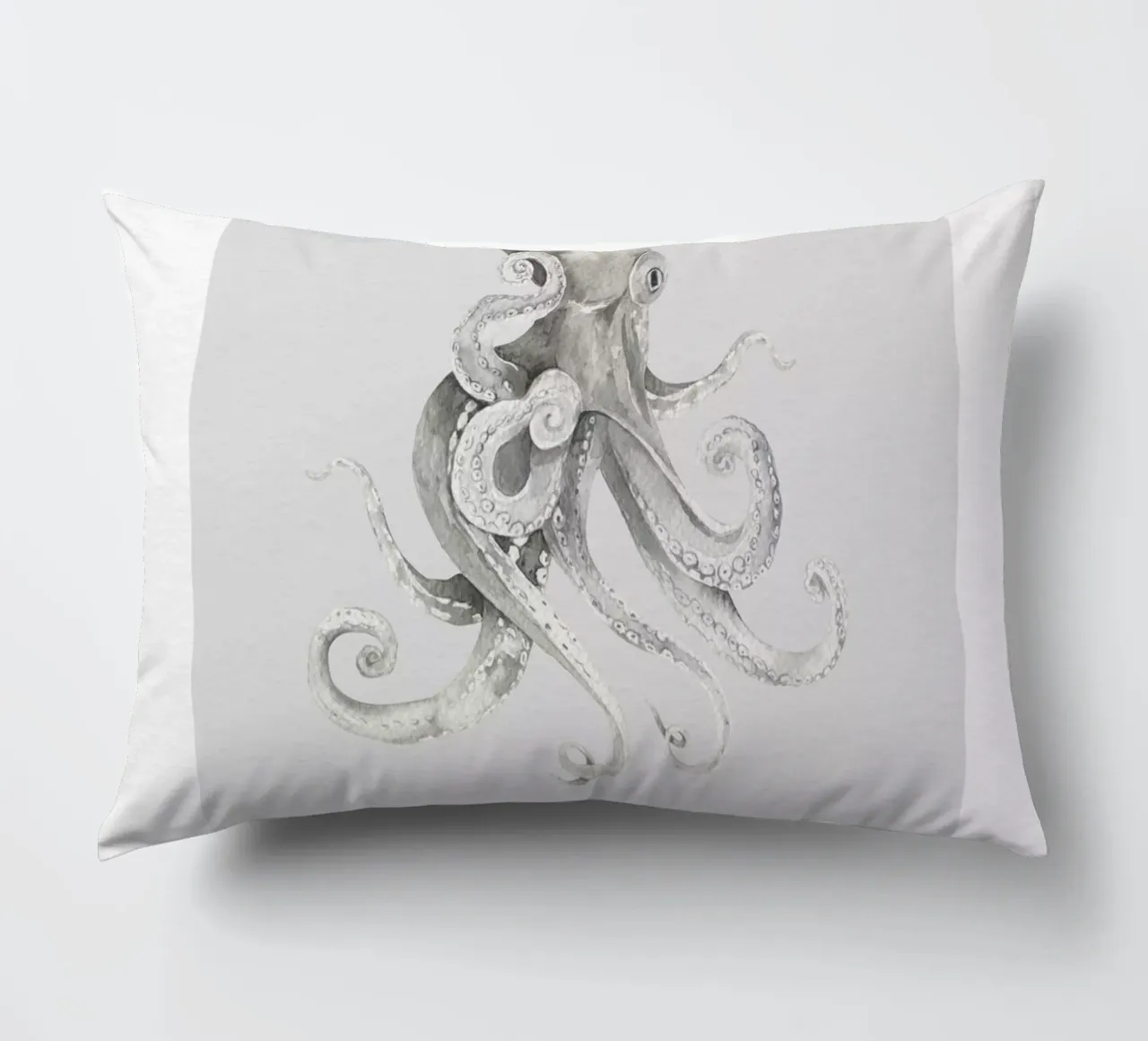 Boho Ocean 2 Octopus cuscino da Boho Print Collection