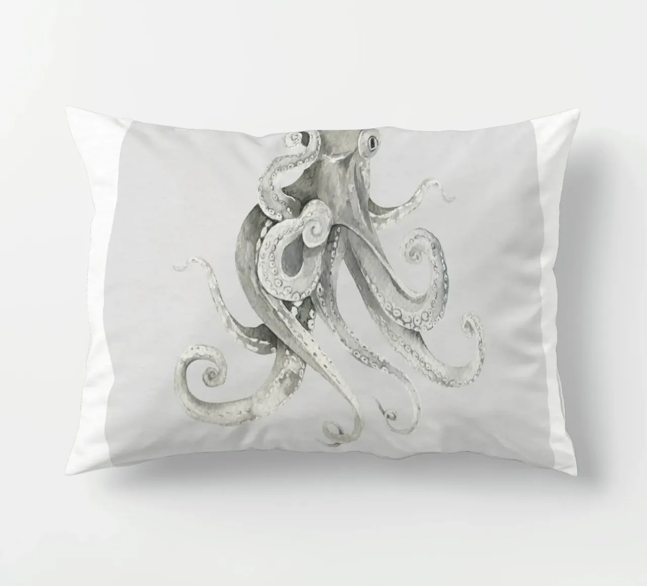 Boho Ocean 2 Octopus cuscino da Boho Print Collection