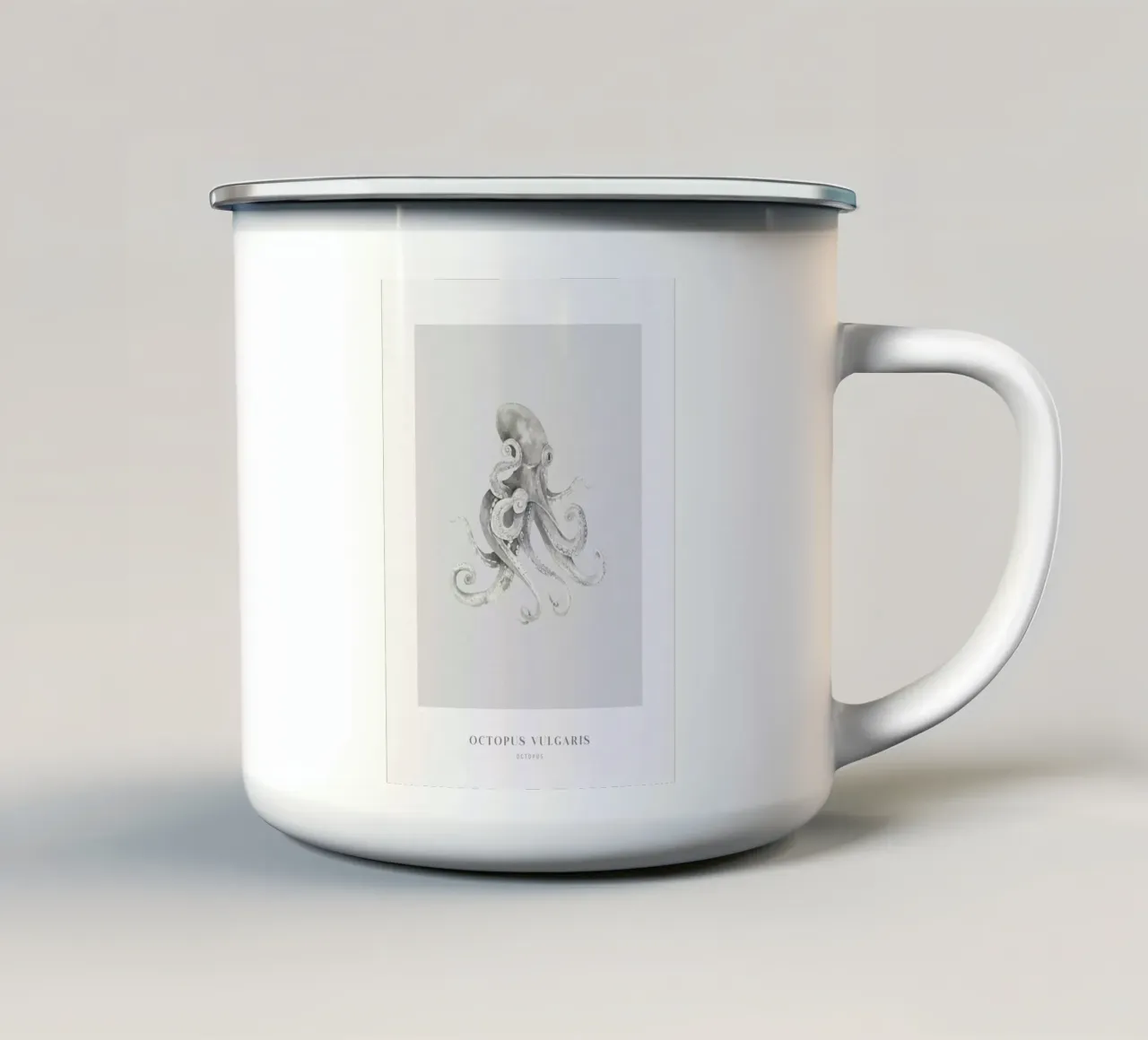 Boho Ocean 2 Octopus tazza in smalto da Boho Print Collection